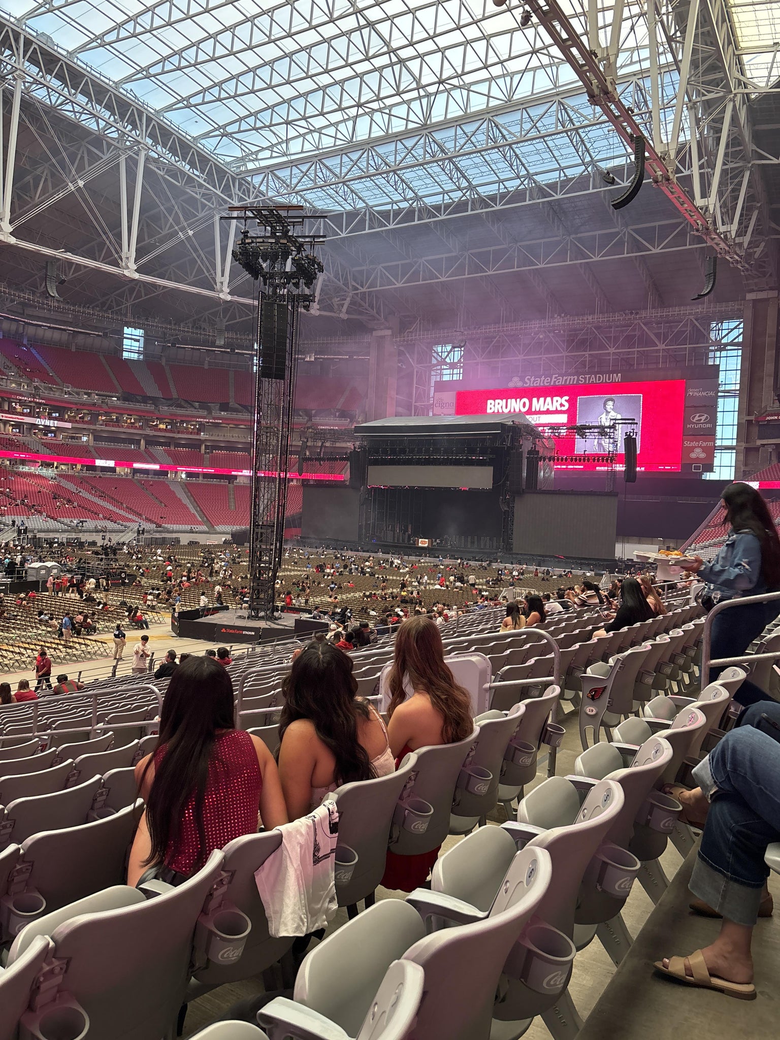 Real Fan View taken from Section 113 at State Farm Stadium by Jonathan B