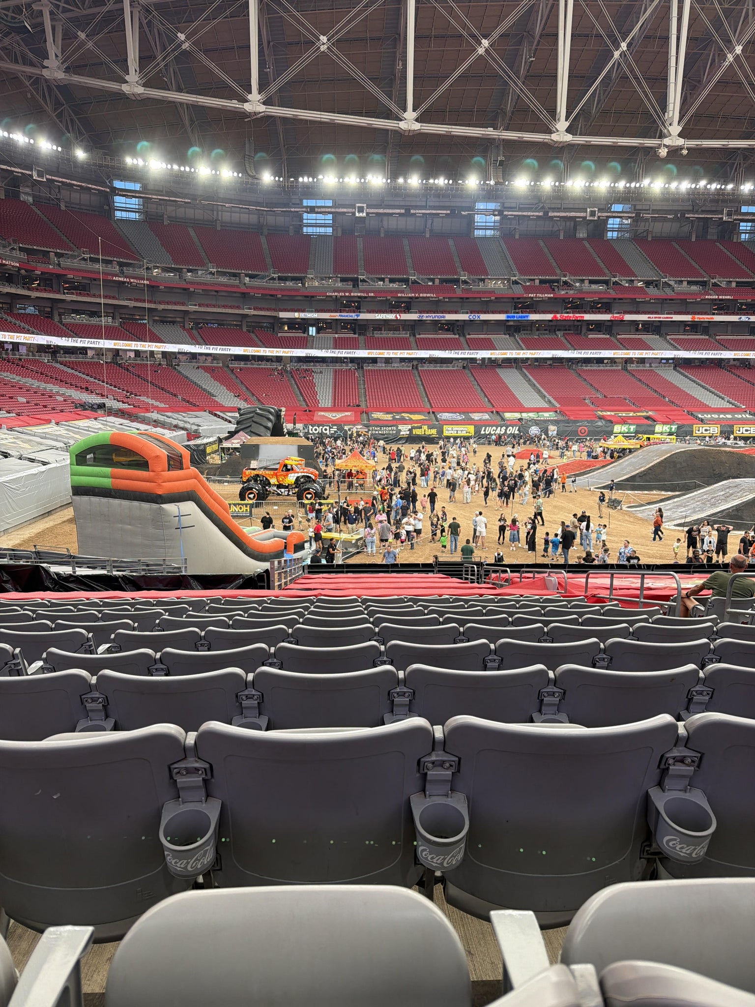 Real Fan View taken from Section 113 at State Farm Stadium by Gidget S