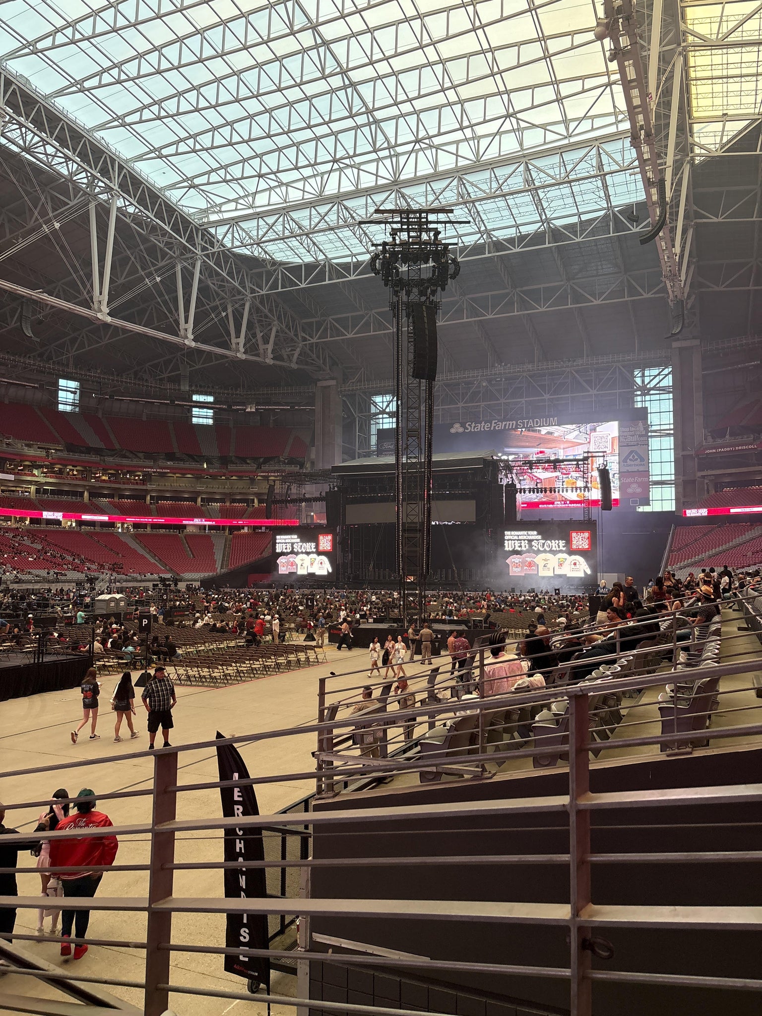 Real Fan View taken from Section 113 at State Farm Stadium by Anonymous User