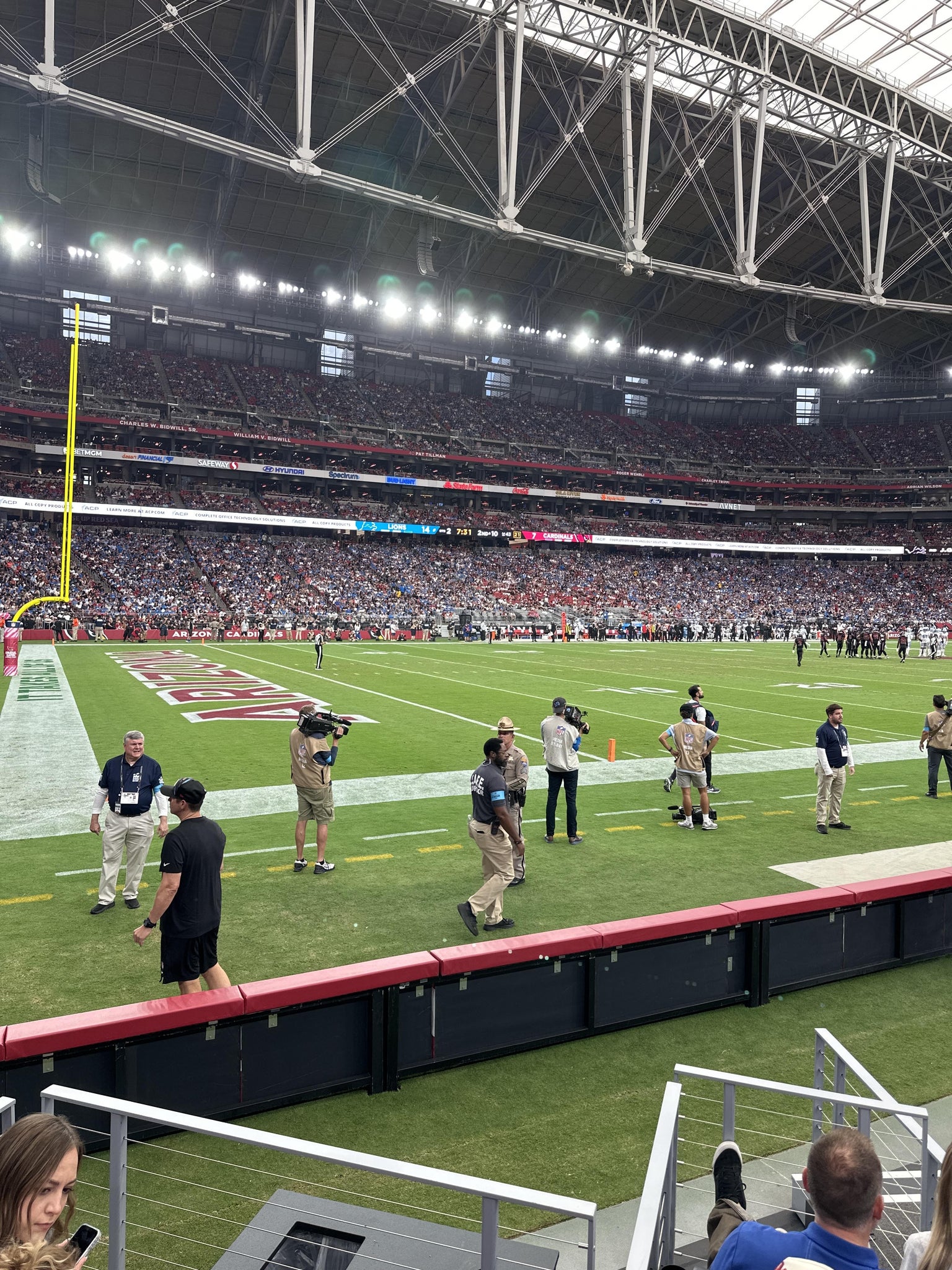 Real Fan View taken from Section 114 at State Farm Stadium by Rafiqur R