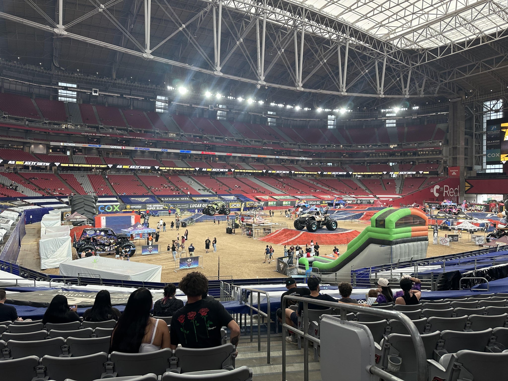 Real Fan View taken from Section 114 at State Farm Stadium by Summer A
