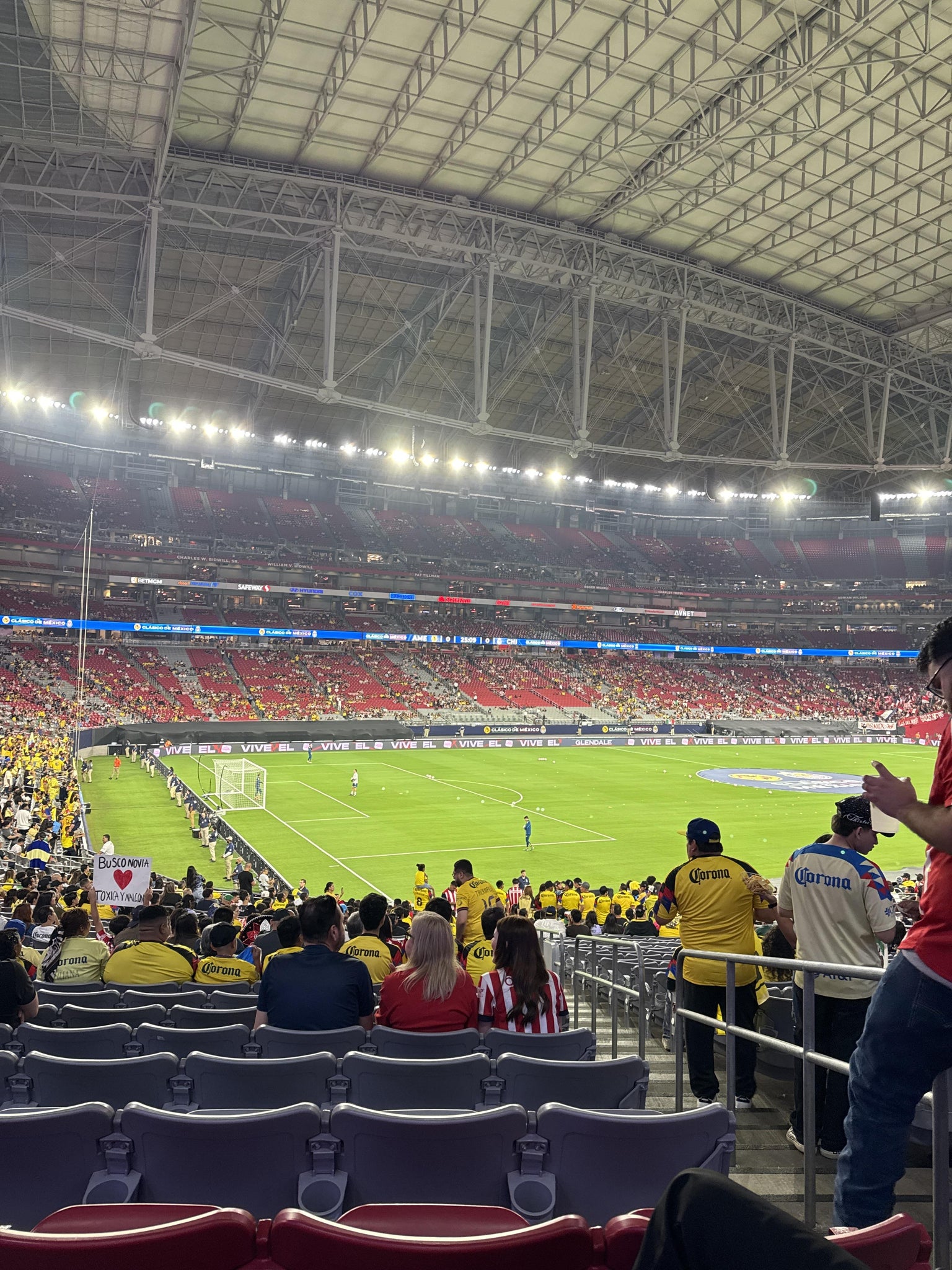 Real Fan View taken from Section 114 at State Farm Stadium by Ulises L