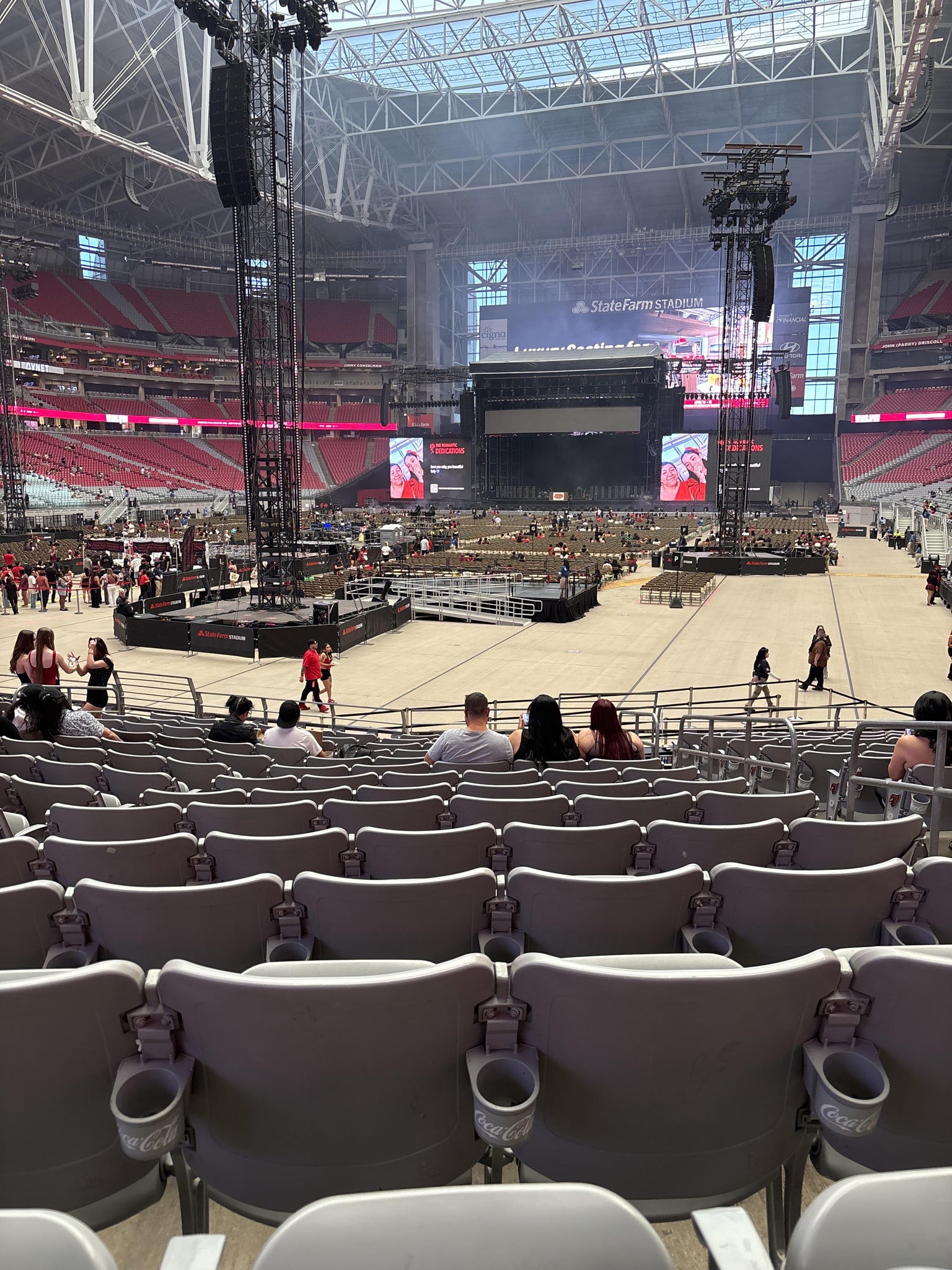 Real Fan View taken from Section 116 at State Farm Stadium by Avery D