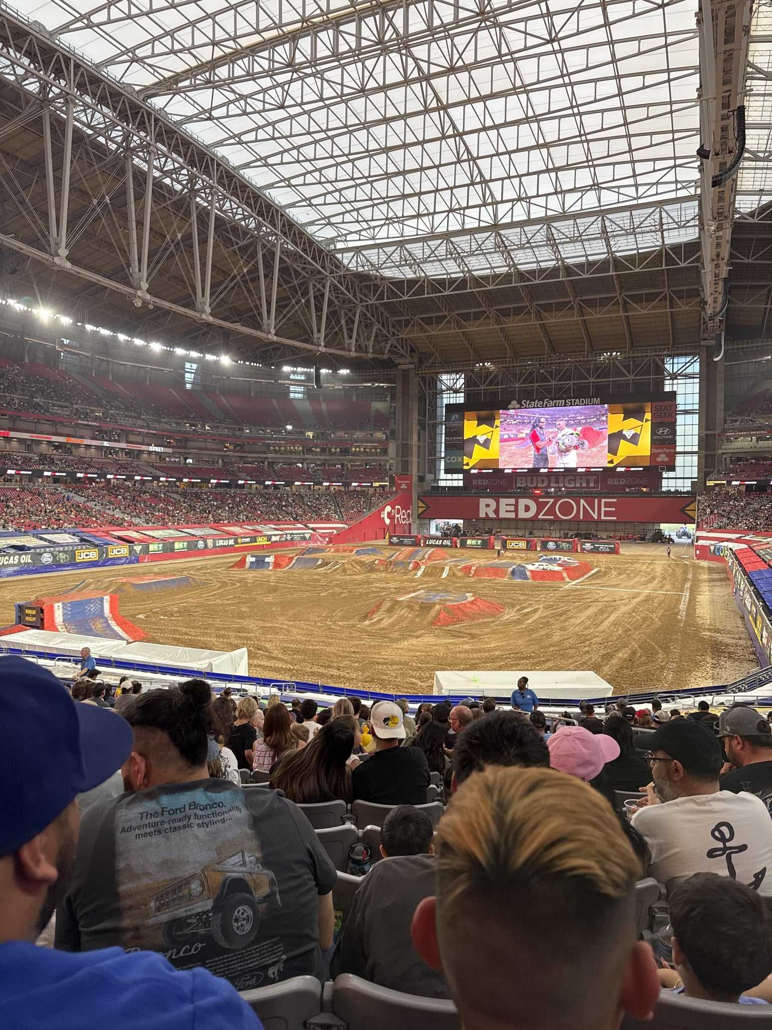 Real Fan View taken from Section 116 at State Farm Stadium by Celina B