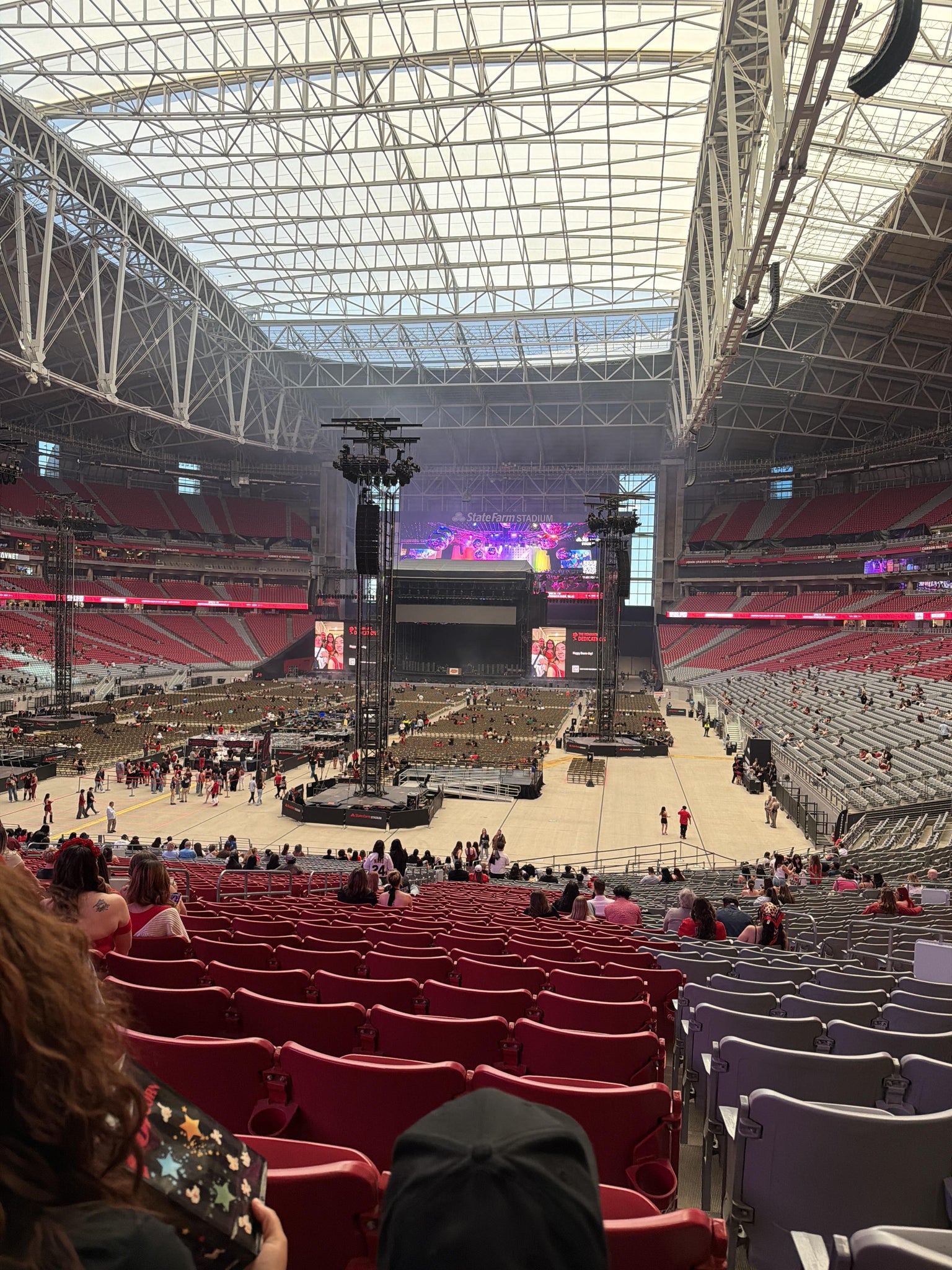 Real Fan View taken from Section 116 at State Farm Stadium by Lisania G