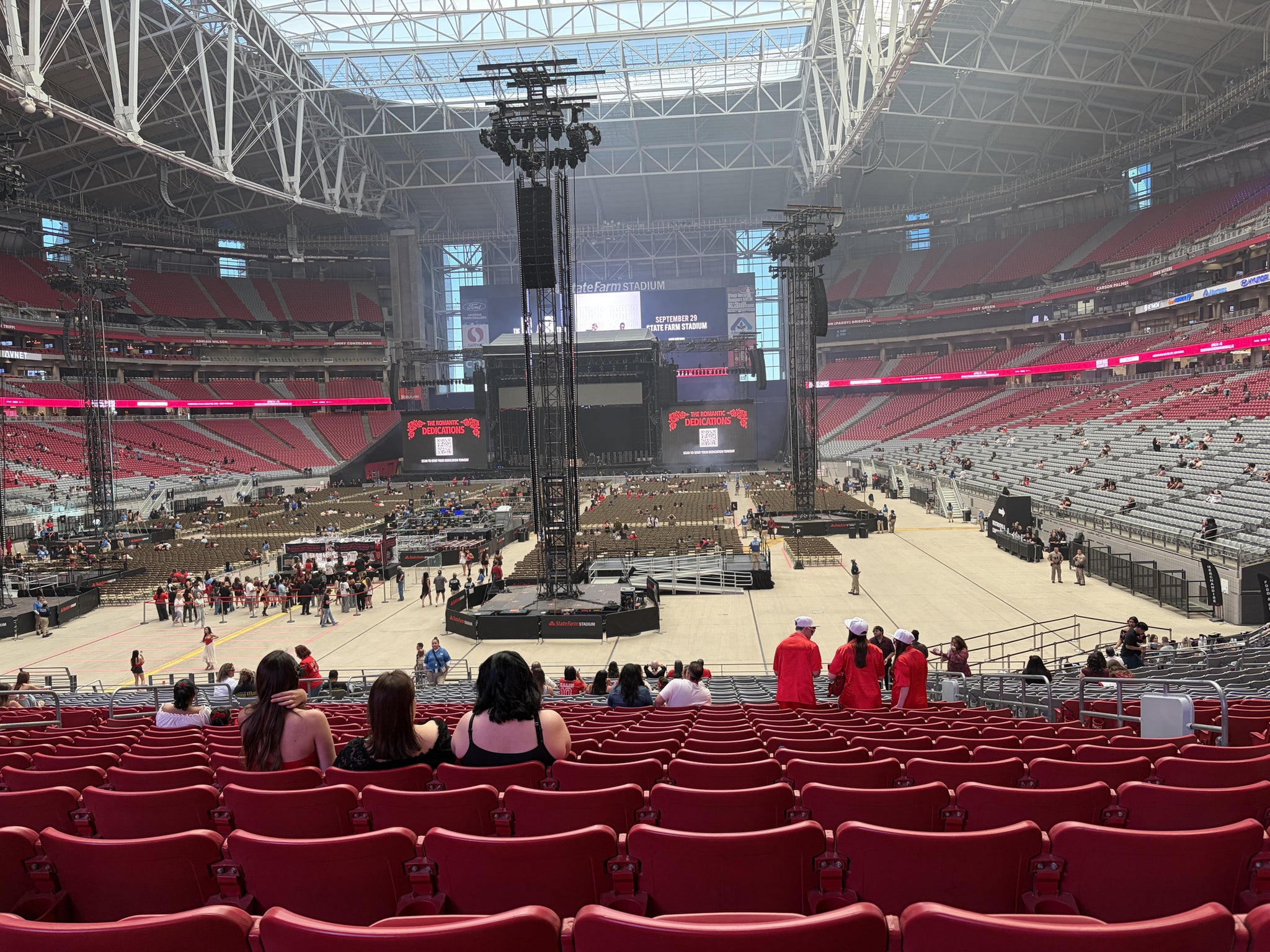 Real Fan View taken from Section 117 at State Farm Stadium by Angelina M