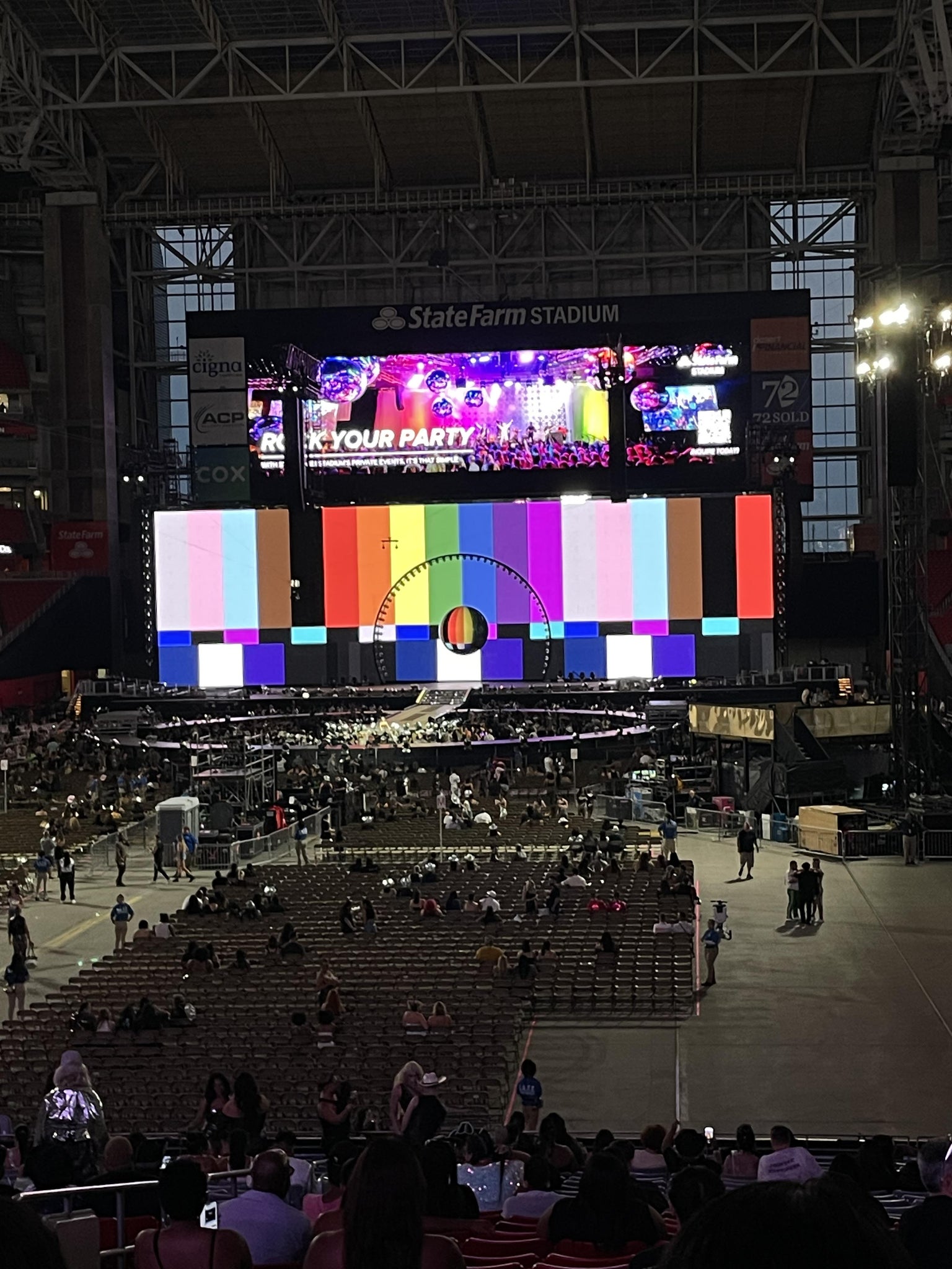 Real Fan View taken from Section 117 at State Farm Stadium by Cheyenne H