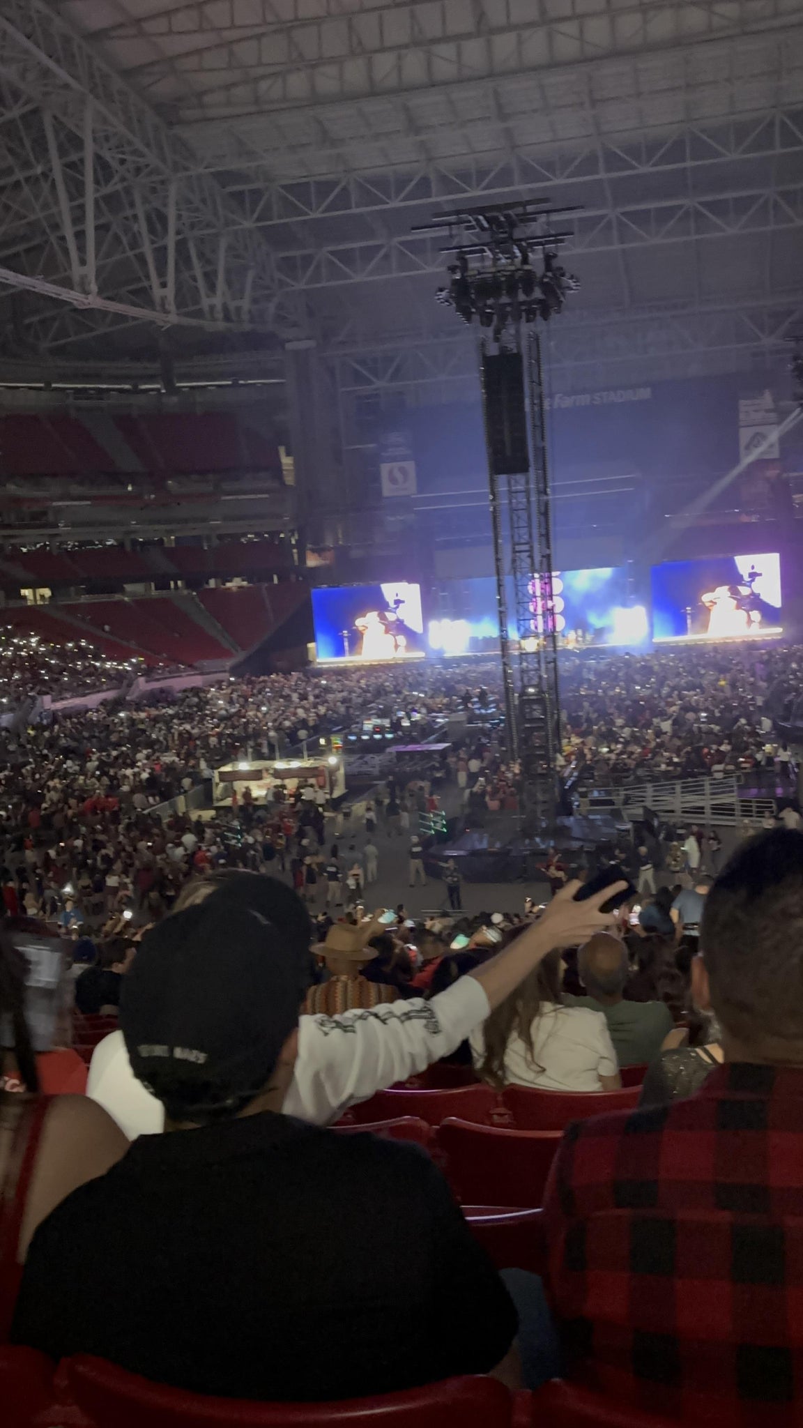 Real Fan View taken from Section 117 at State Farm Stadium by Mary B