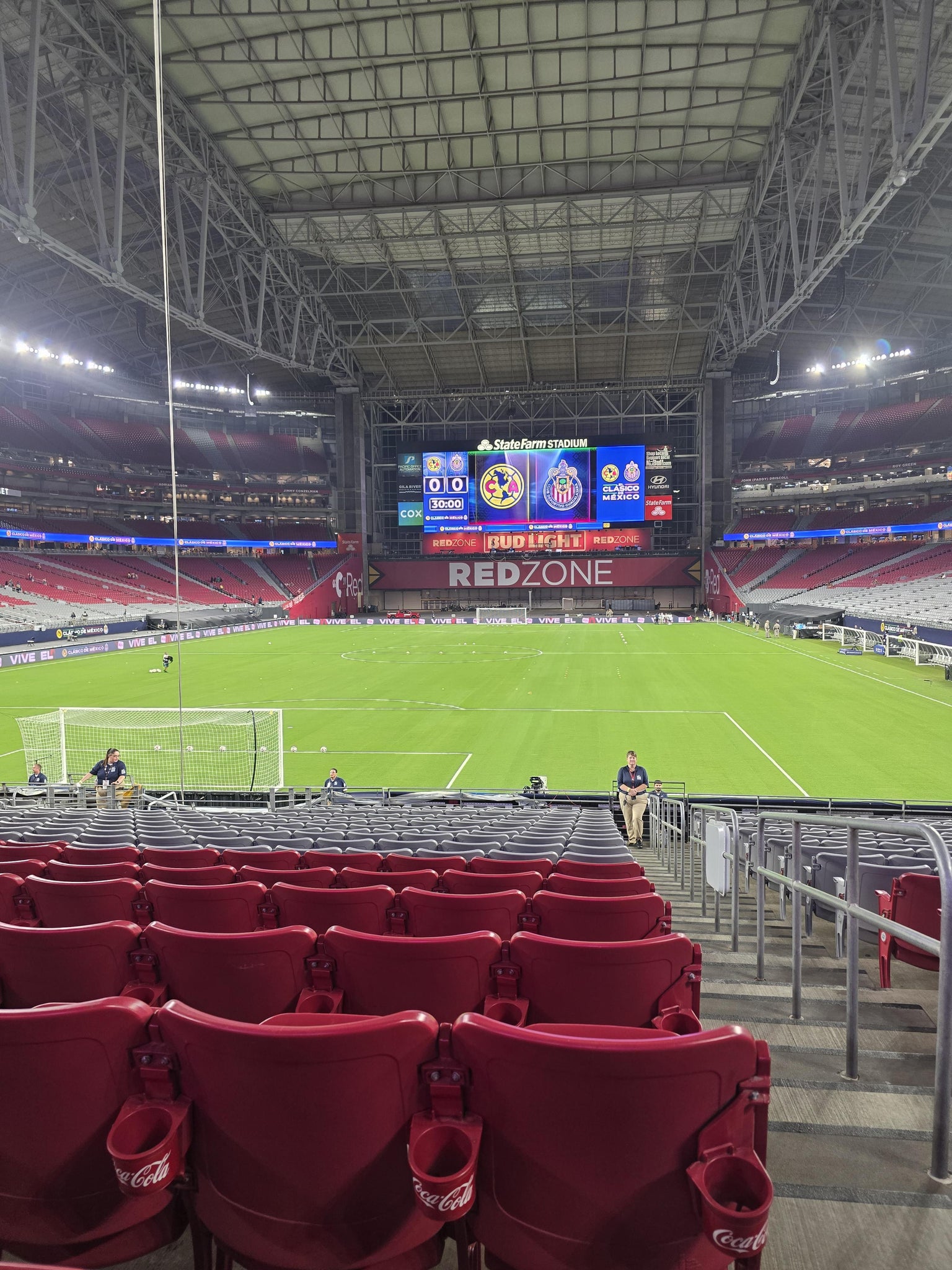 Real Fan View taken from Section 118 at State Farm Stadium by Gabriel C