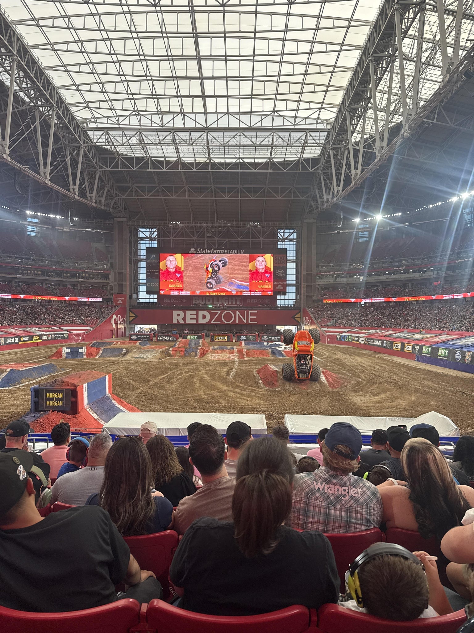 Real Fan View taken from Section 118 at State Farm Stadium by Ashley F