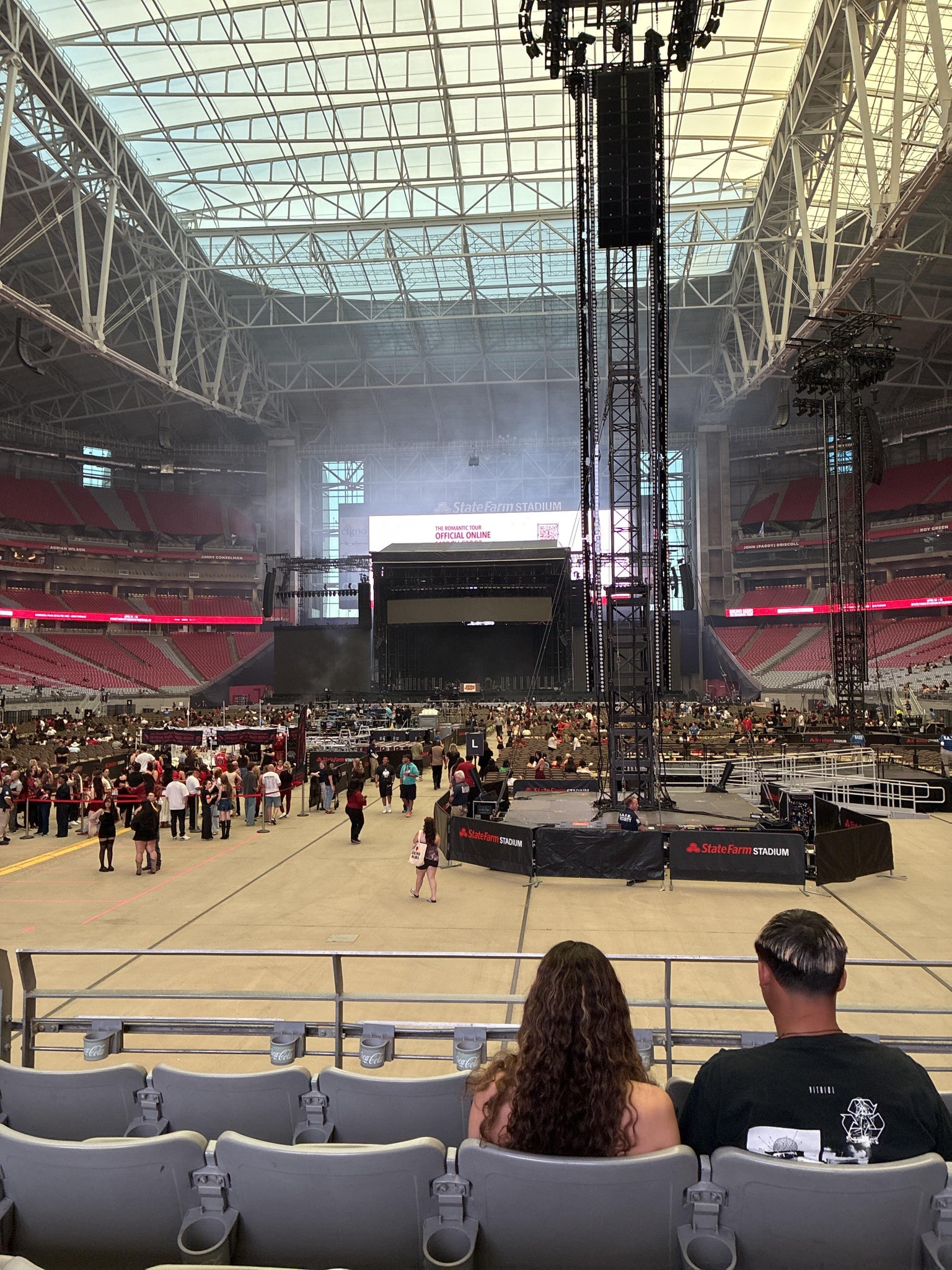 Real Fan View taken from Section 118 at State Farm Stadium by Alfred F