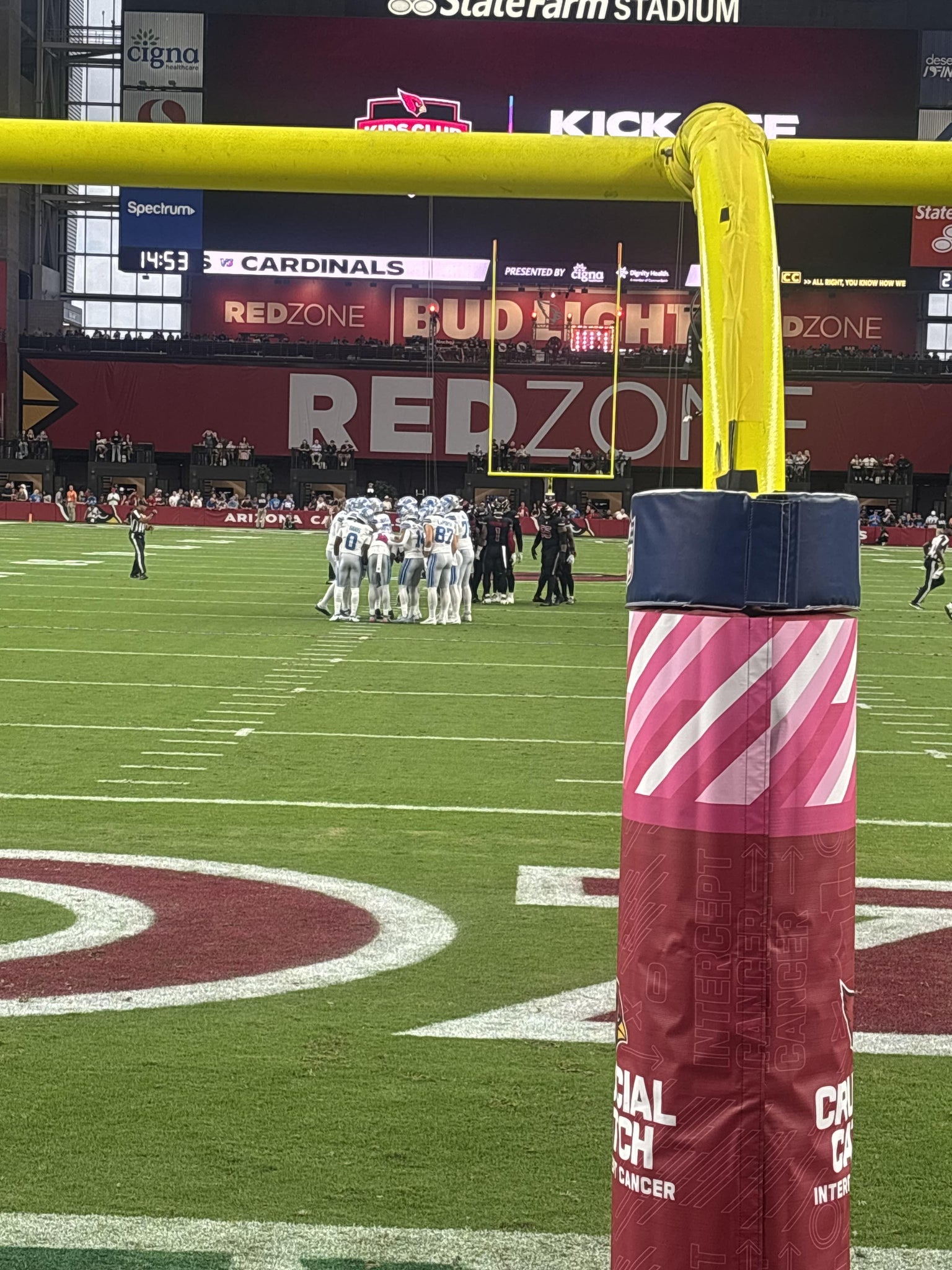 Real Fan View taken from Section 119 at State Farm Stadium by James L