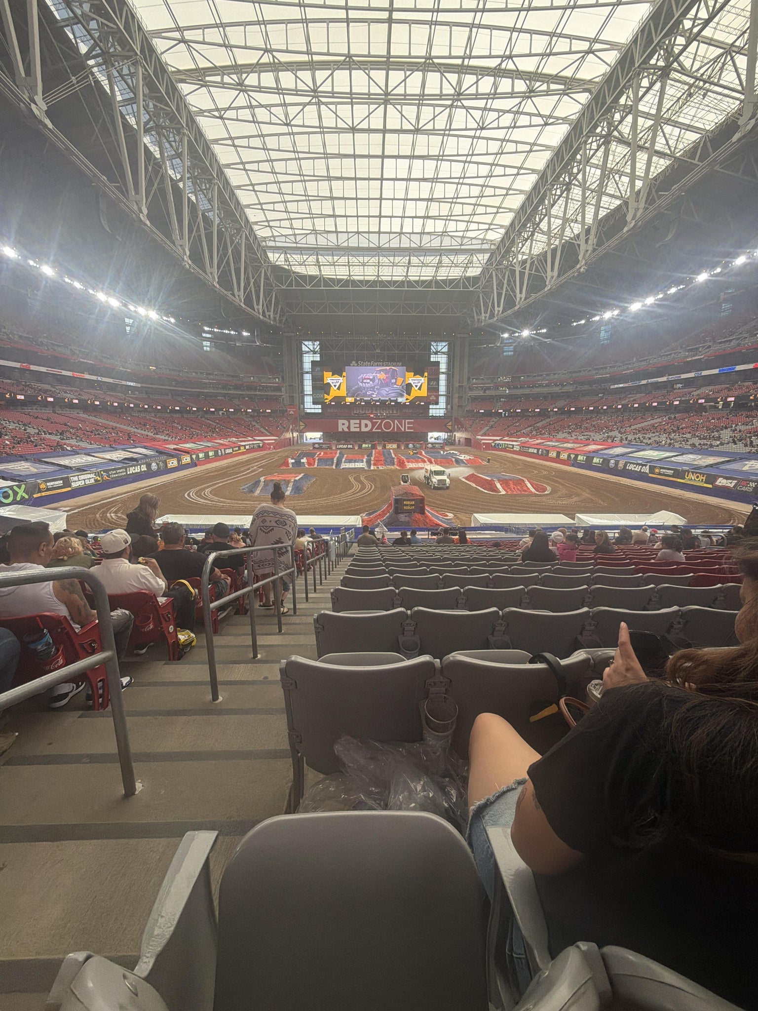 Real Fan View taken from Section 119 at State Farm Stadium by Zachary M