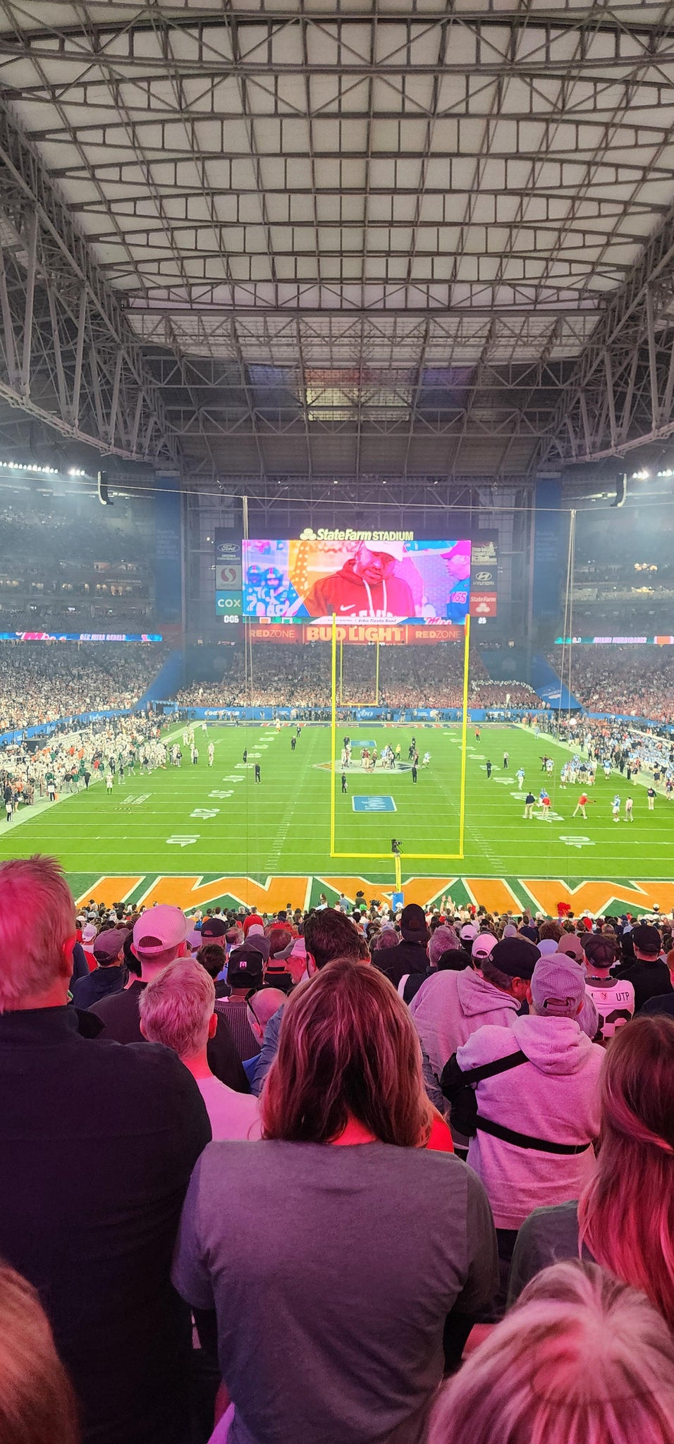 Real Fan View taken from Section 119 at State Farm Stadium by Jasin P