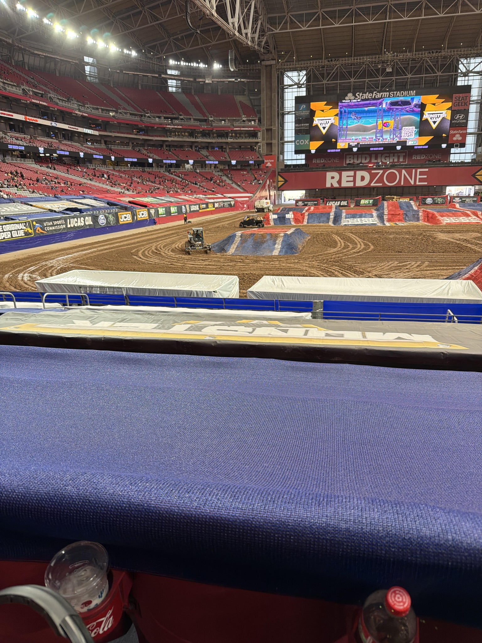 Real Fan View taken from Section 120 at State Farm Stadium by Yeren A