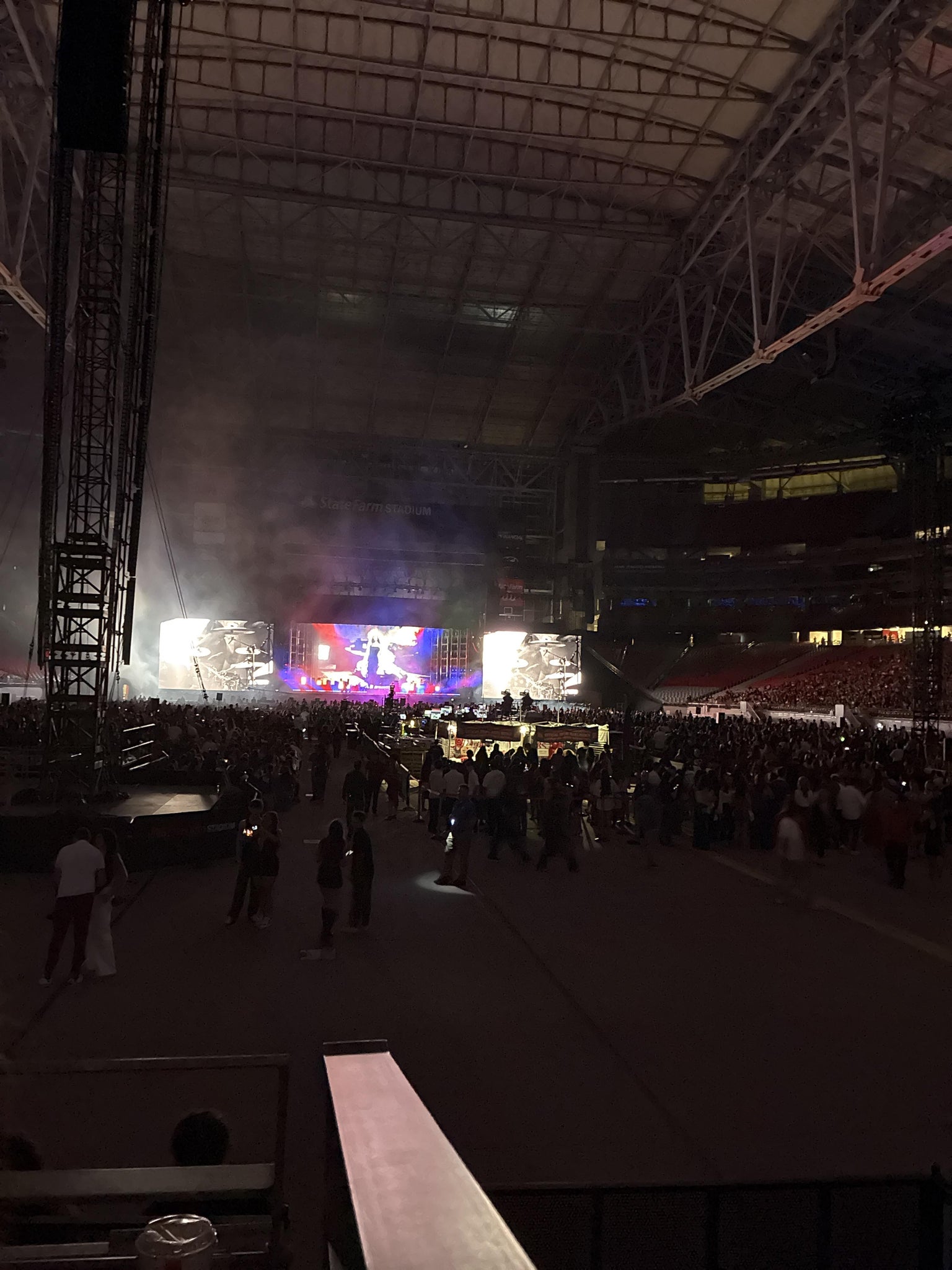 Real Fan View taken from Section 120 at State Farm Stadium by Dana R