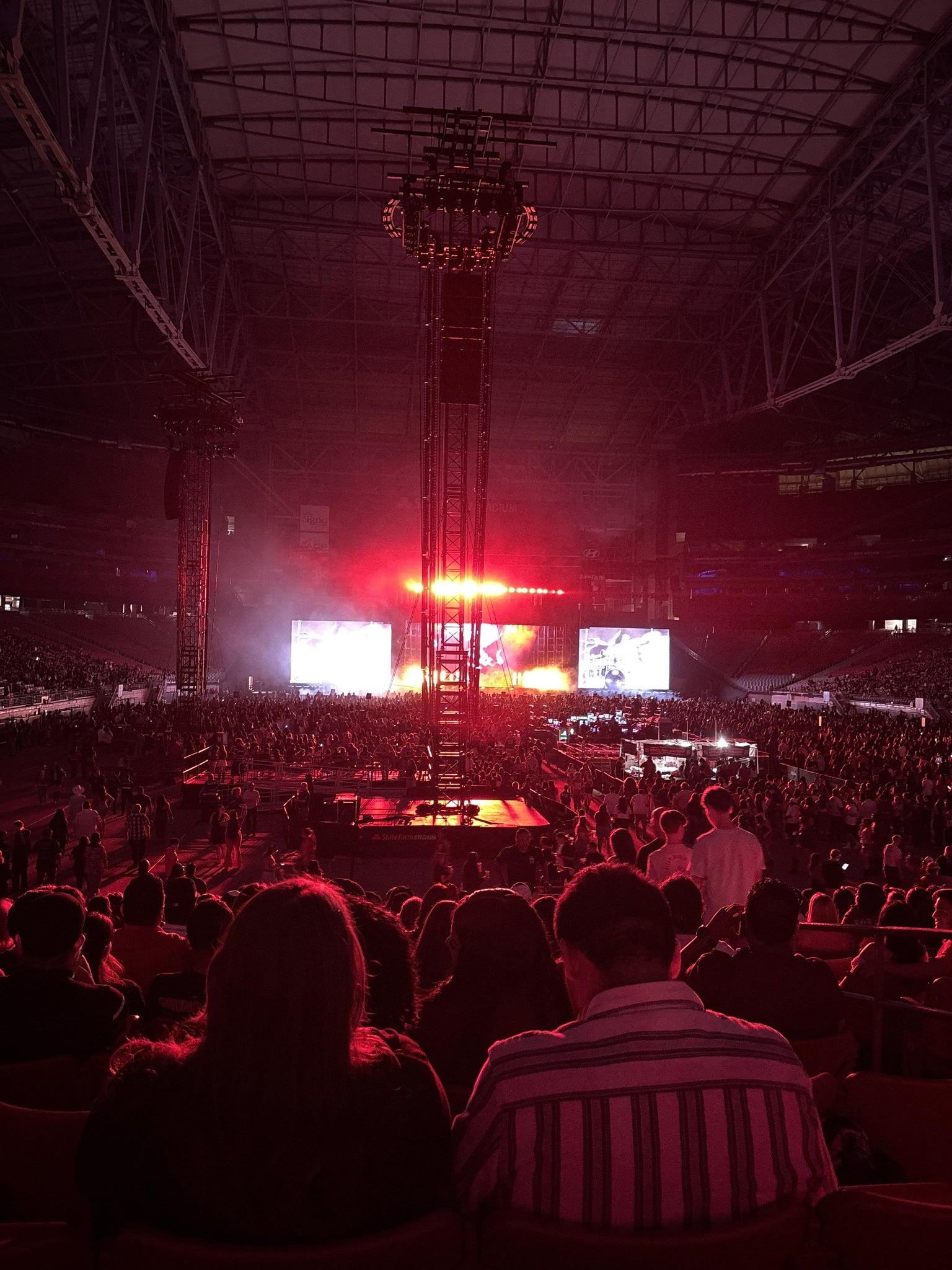 Real Fan View taken from Section 121 at State Farm Stadium by Vania D