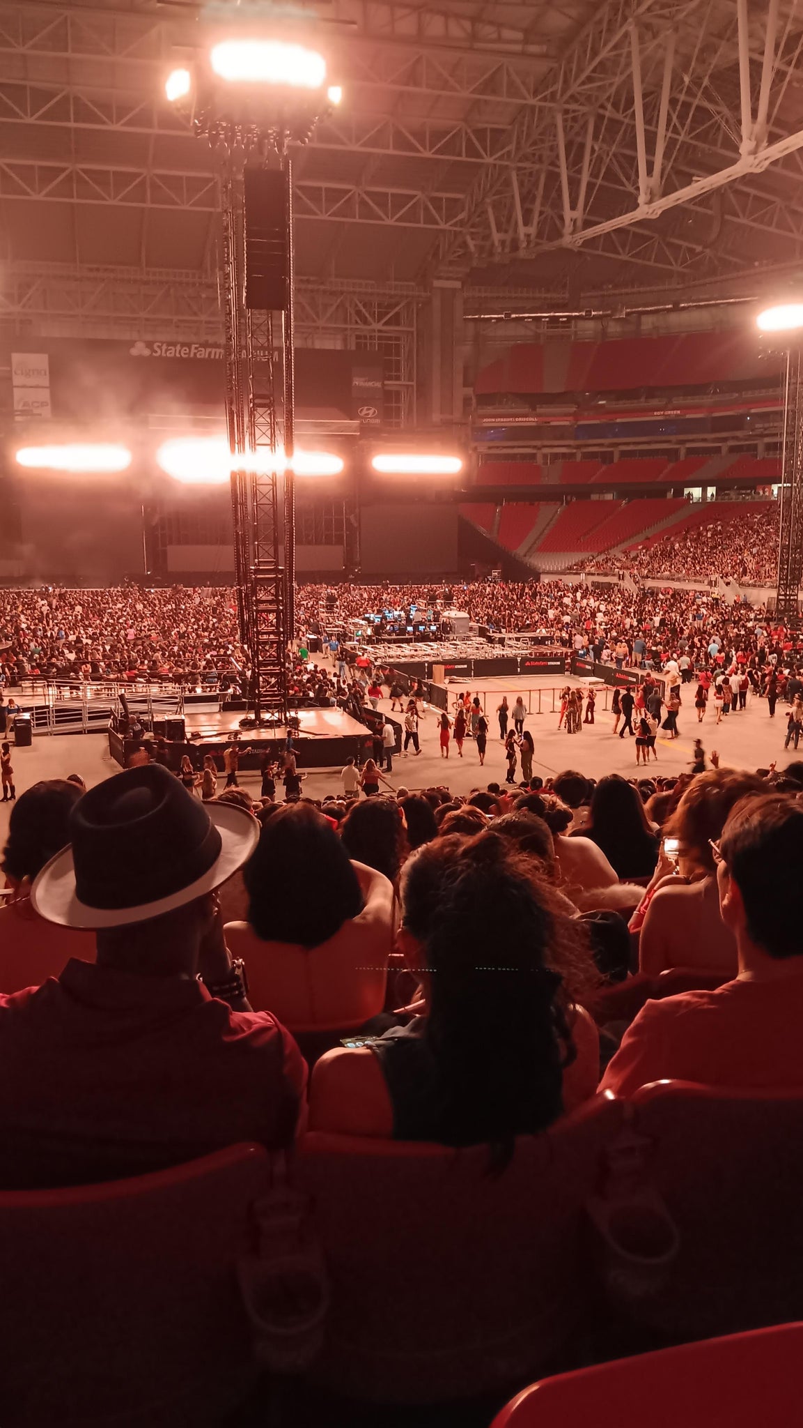 Real Fan View taken from Section 121 at State Farm Stadium by Fernanda H