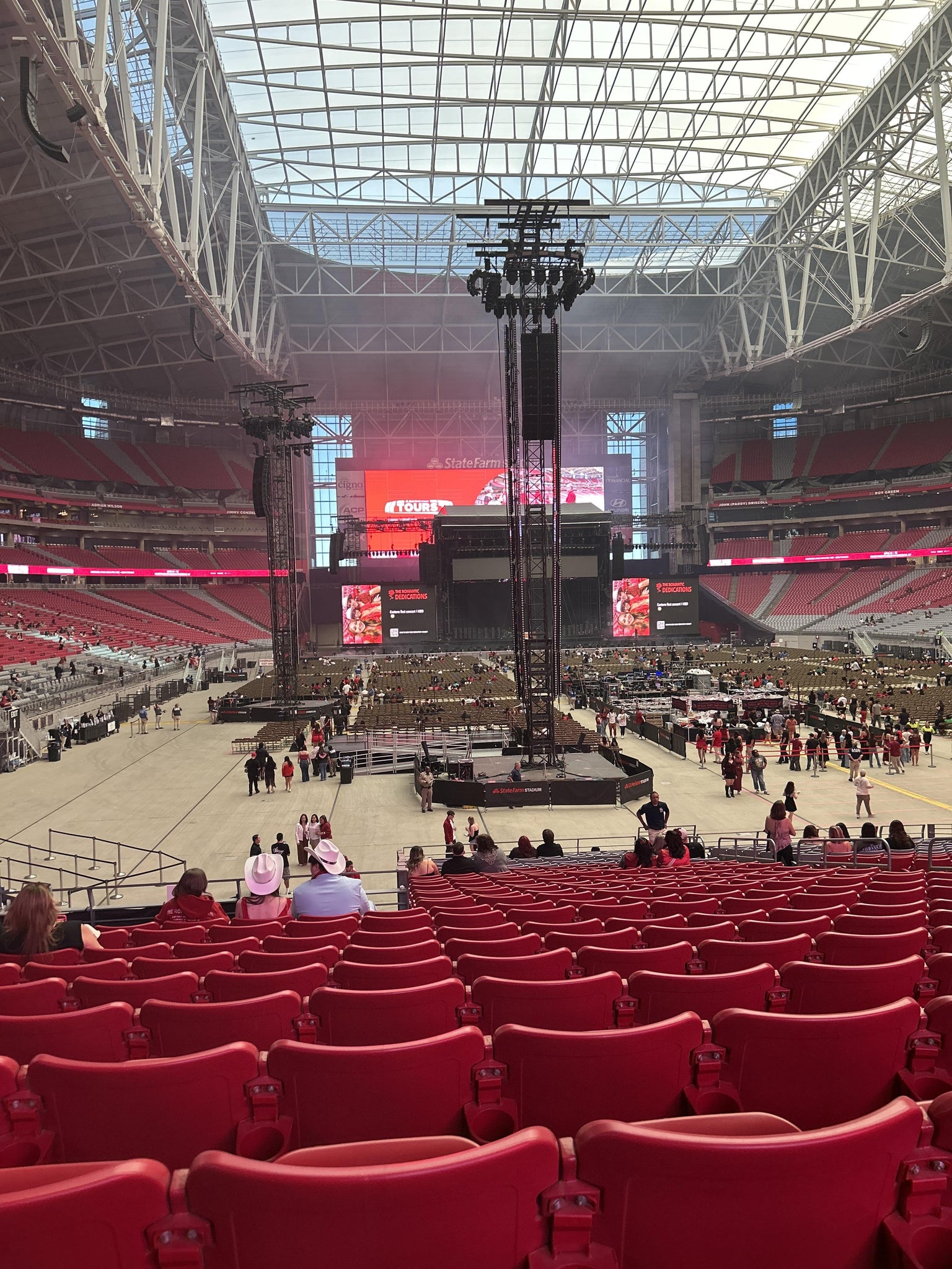 Real Fan View taken from Section 121 at State Farm Stadium by Meliza D