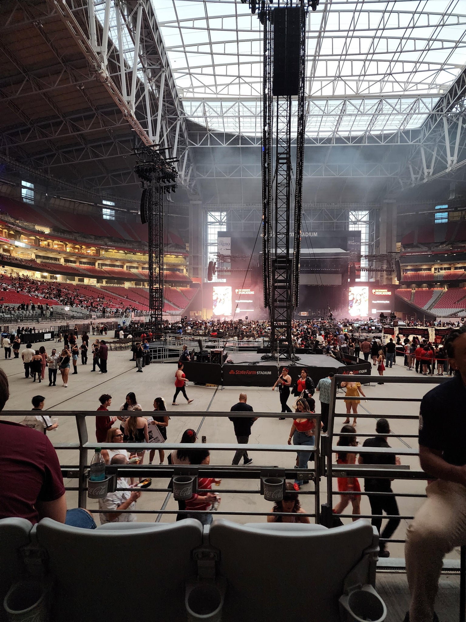 Real Fan View taken from Section 121 at State Farm Stadium by Martin P