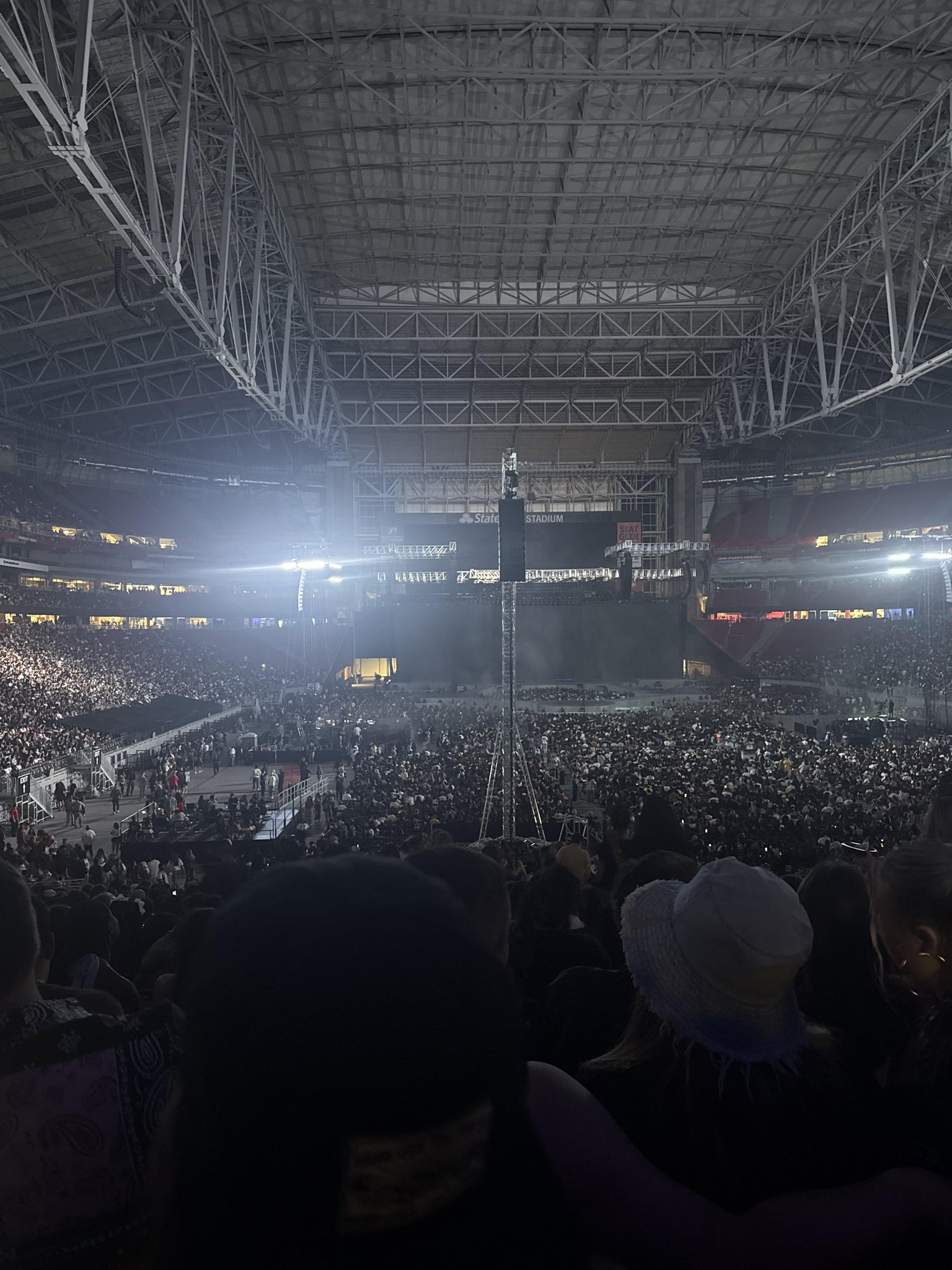 Real Fan View taken from Section 121 at State Farm Stadium by Sydney C