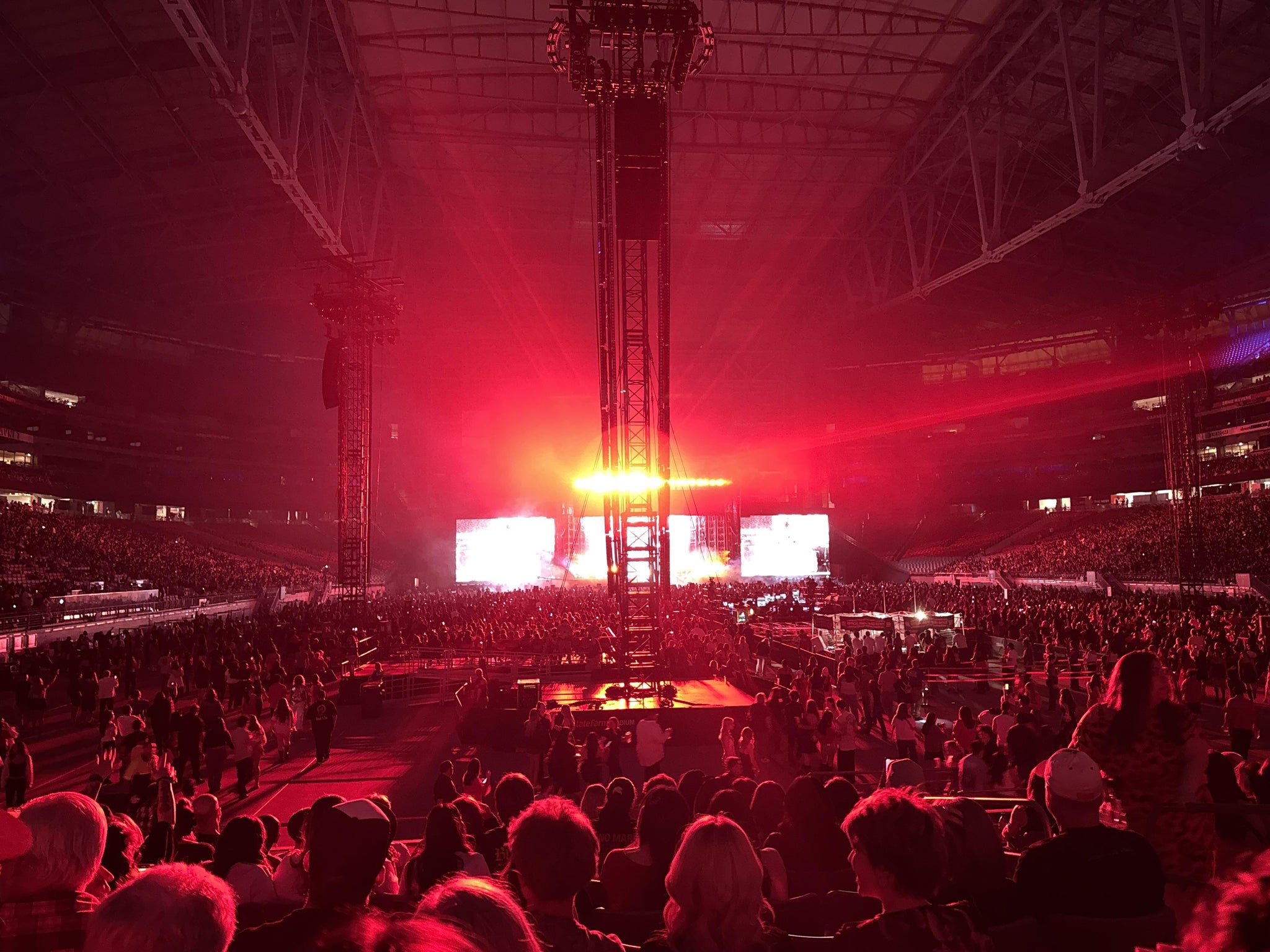 Real Fan View taken from Section 121 at State Farm Stadium by Andrea R