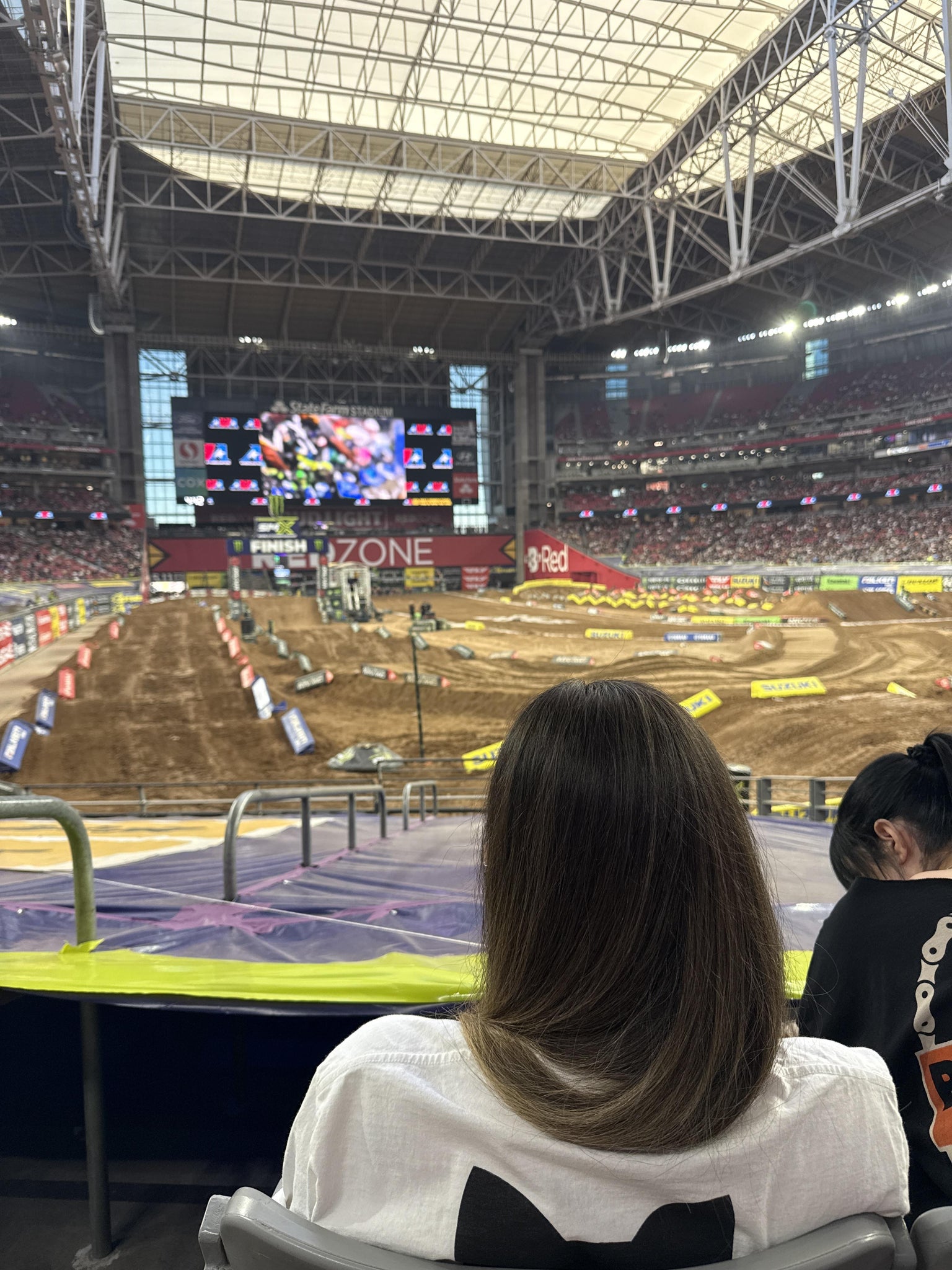 Real Fan View taken from Section 122 at State Farm Stadium by Anonymous User