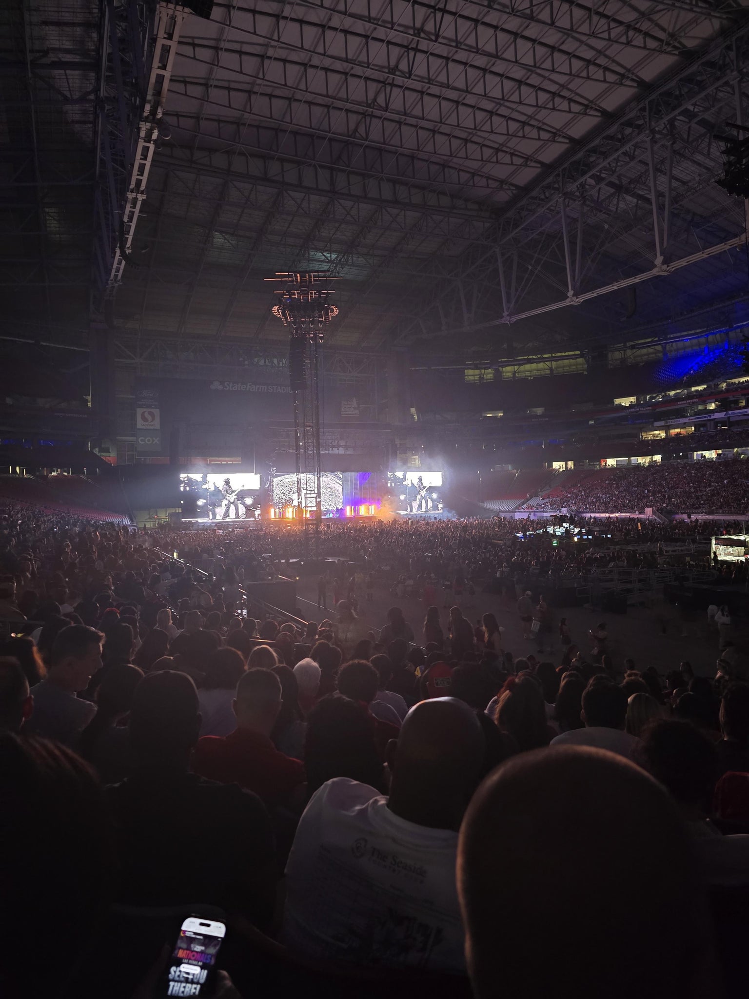 Real Fan View taken from Section 124 at State Farm Stadium by Britney C