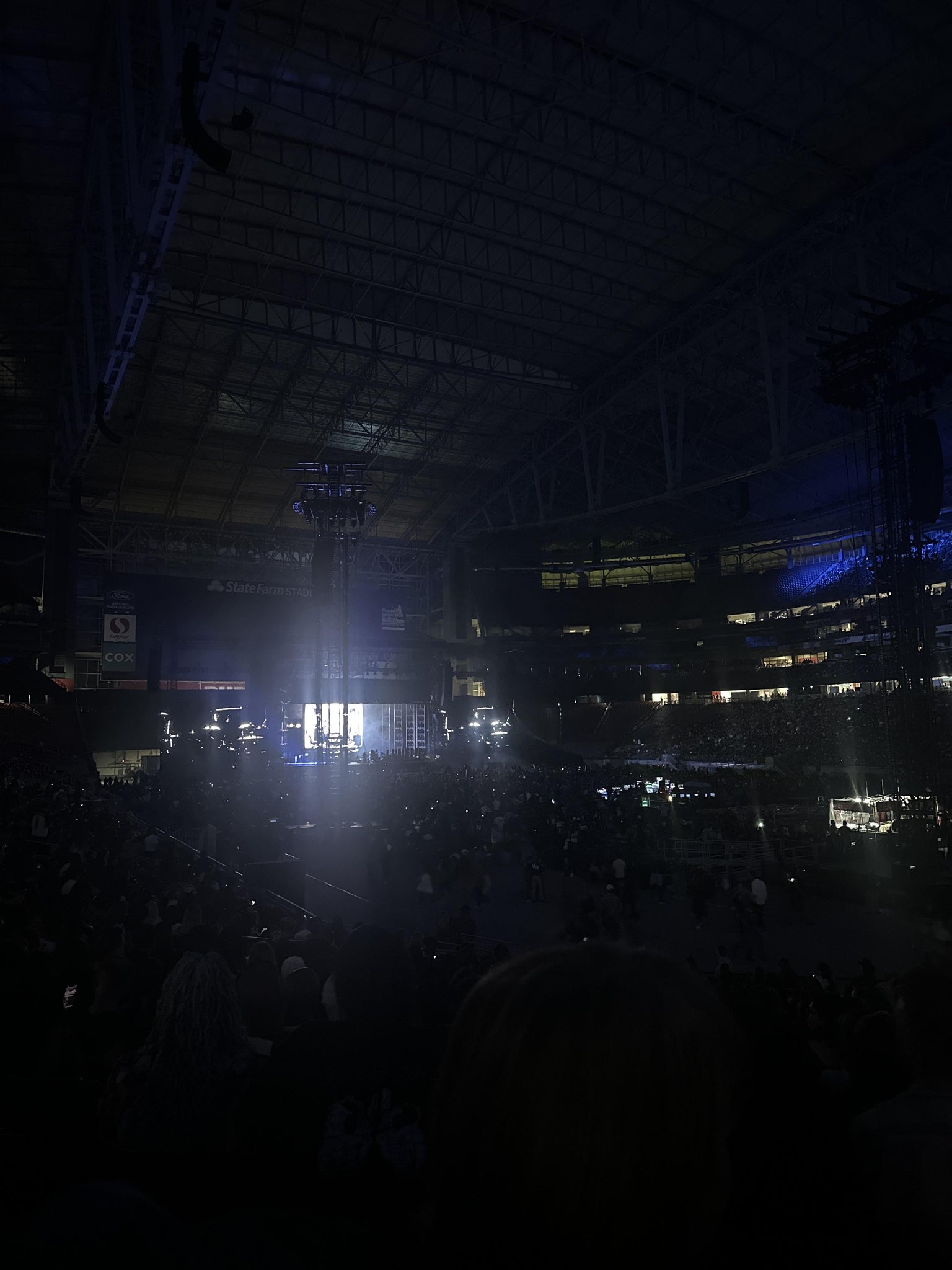 Real Fan View taken from Section 124 at State Farm Stadium by Jaelyn S