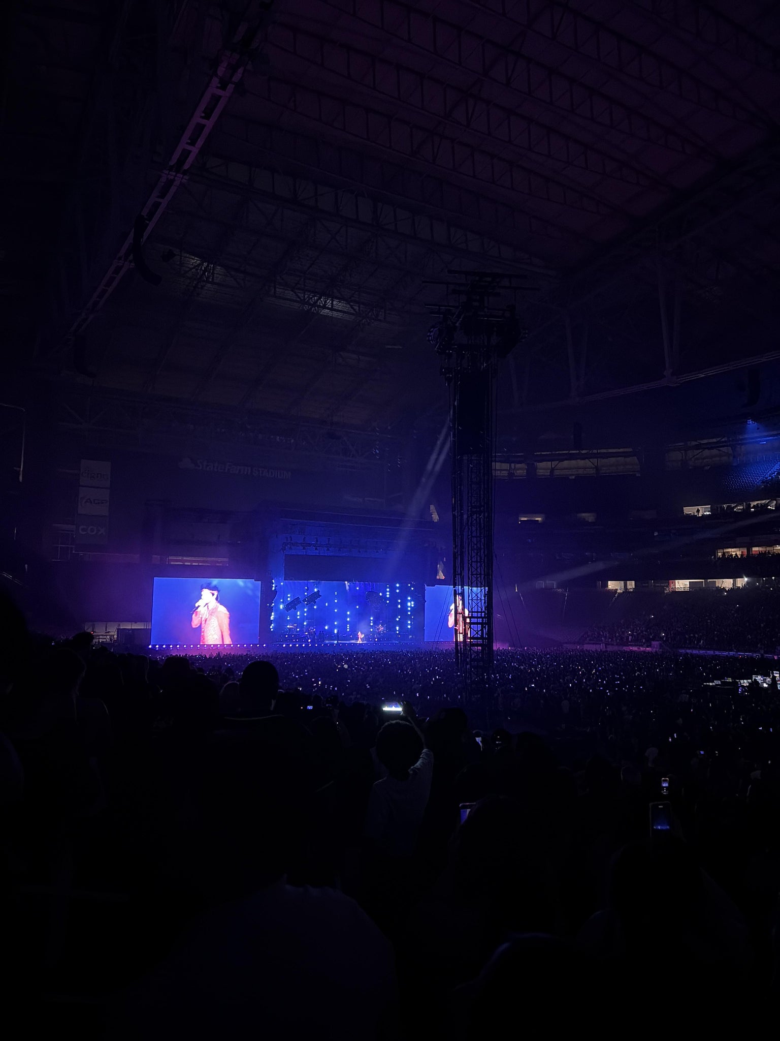 Real Fan View taken from Section 125 at State Farm Stadium by Daniela M