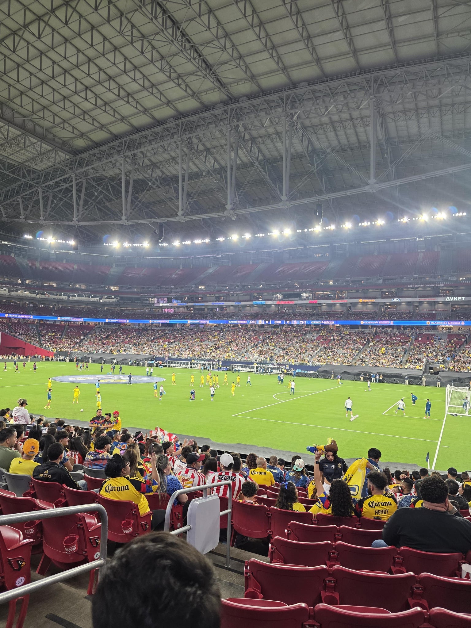Real Fan View taken from Section 125 at State Farm Stadium by Lisa V