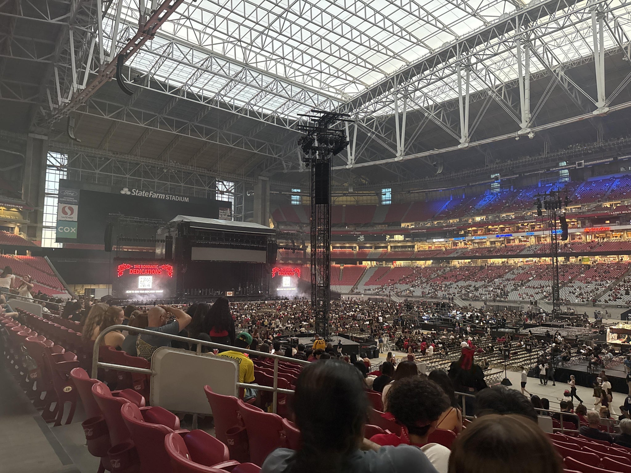 Real Fan View taken from Section 125 at State Farm Stadium by Regina A