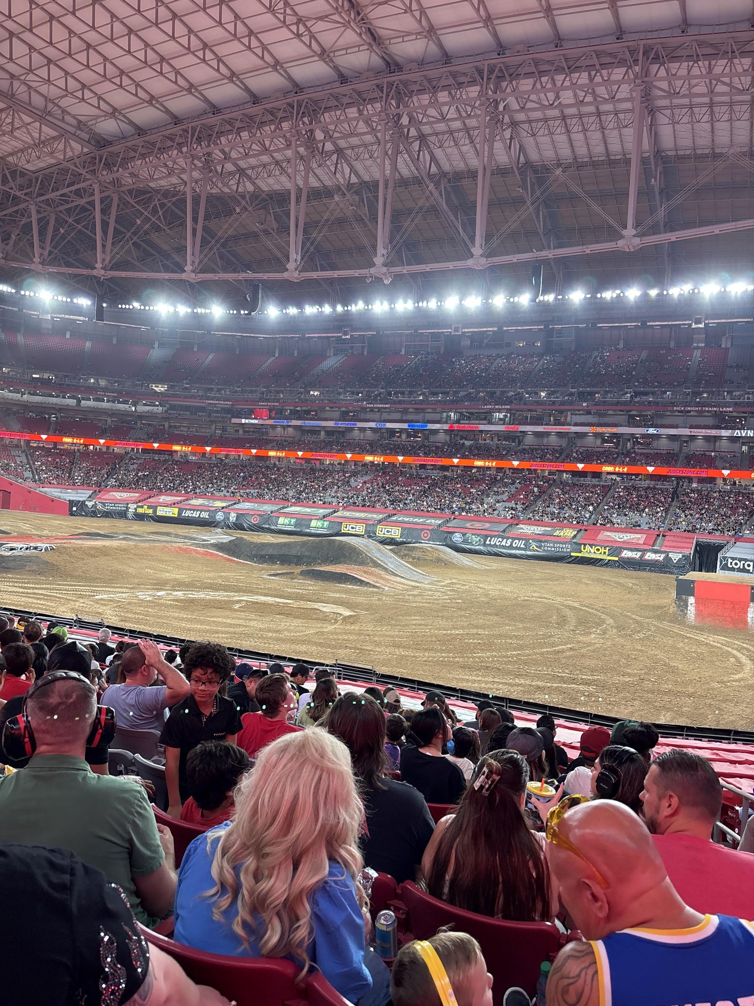 Real Fan View taken from Section 125 at State Farm Stadium by Donnell L