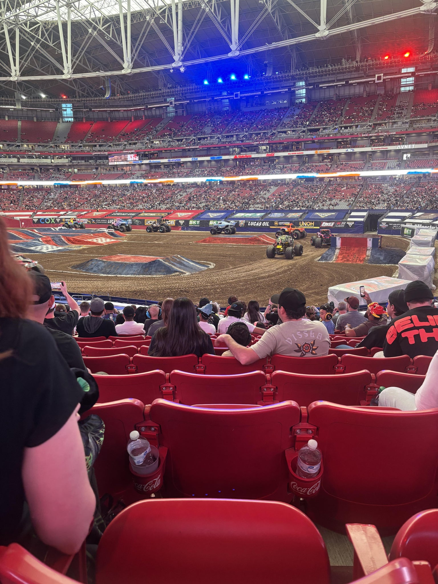 Real Fan View taken from Section 125 at State Farm Stadium by Brittany C