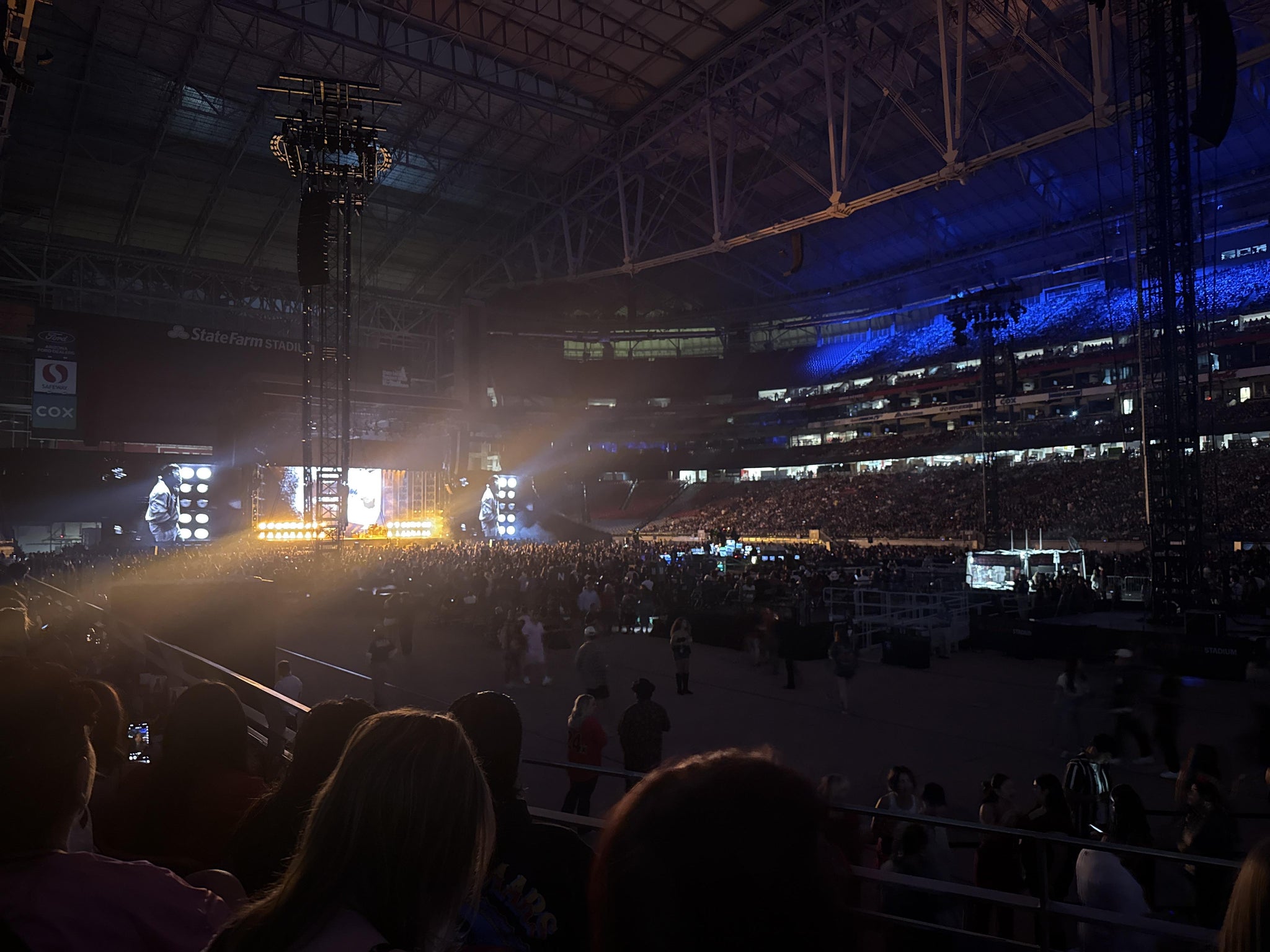 Real Fan View taken from Section 125 at State Farm Stadium by Jesse D