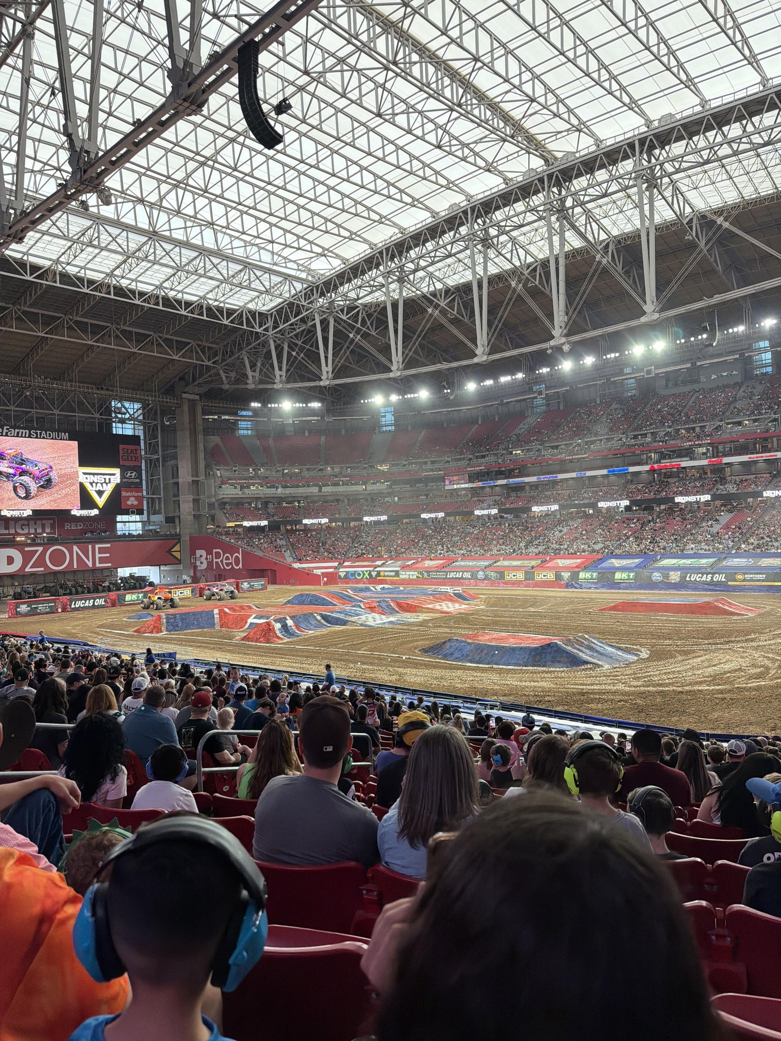 Real Fan View taken from Section 125 at State Farm Stadium by Brianda m S