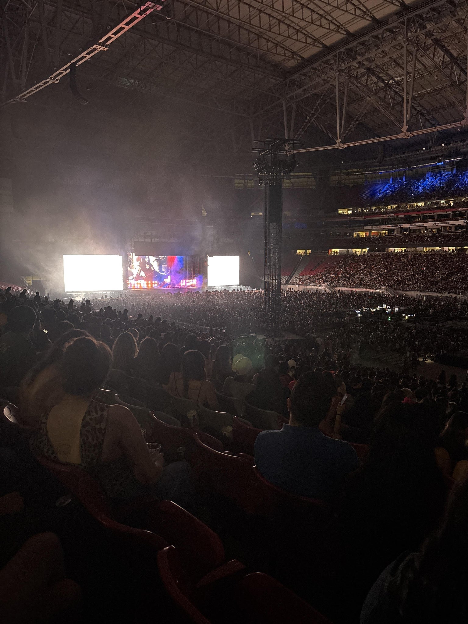 Real Fan View taken from Section 125 at State Farm Stadium by Reina N