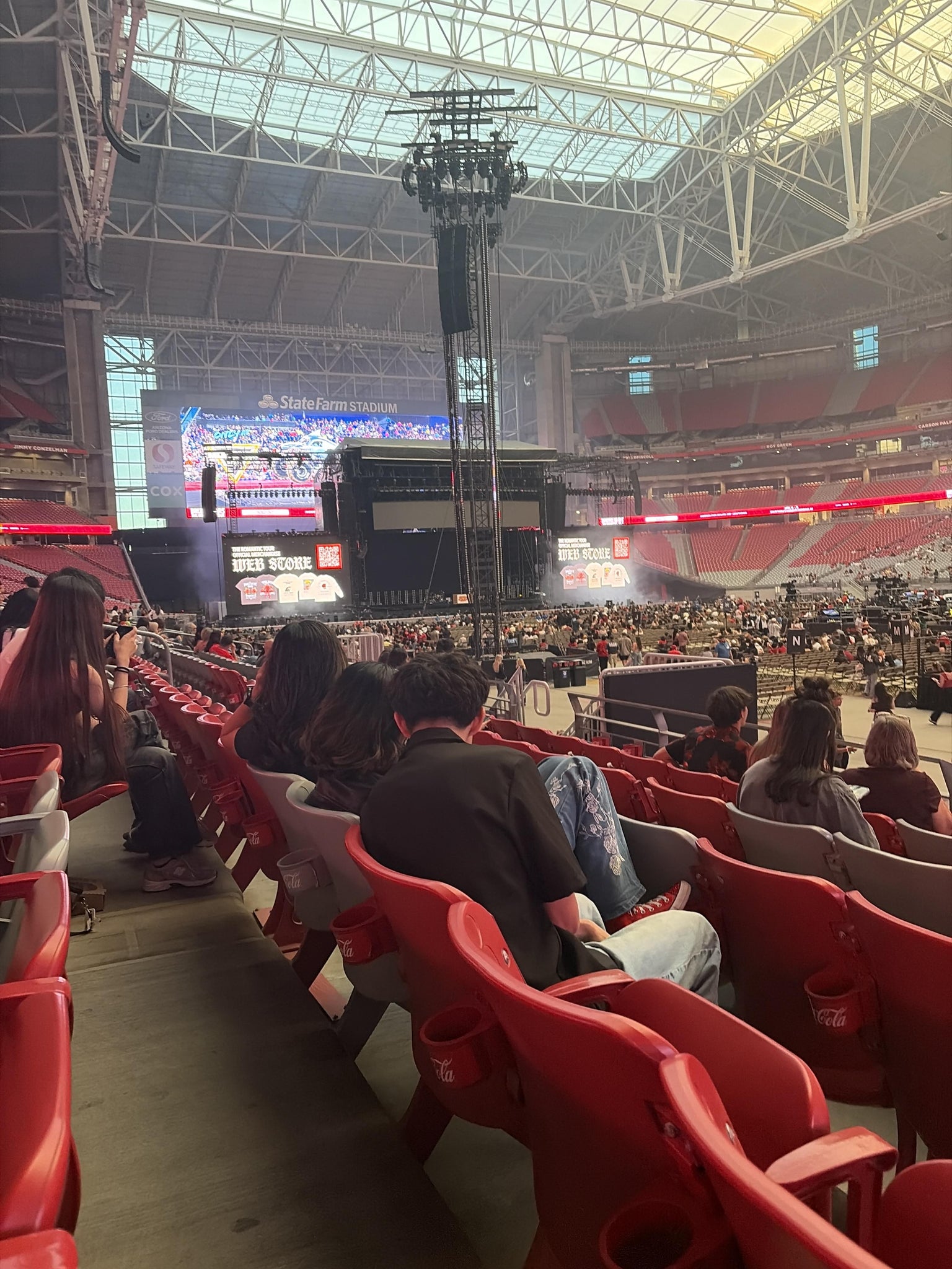 Real Fan View taken from Section 125 at State Farm Stadium by Miguel Z