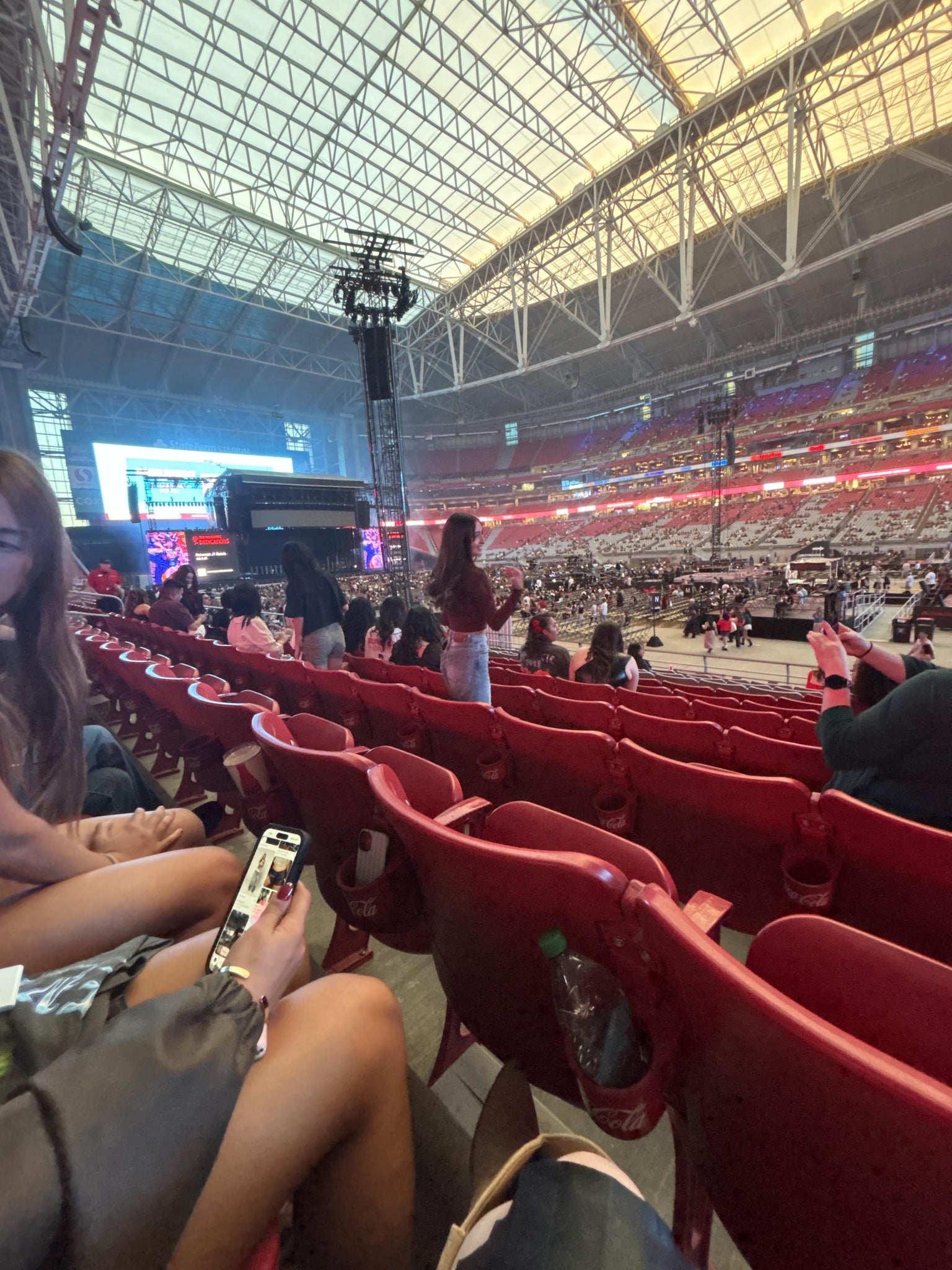 Real Fan View taken from Section 126 at State Farm Stadium by Amanda T