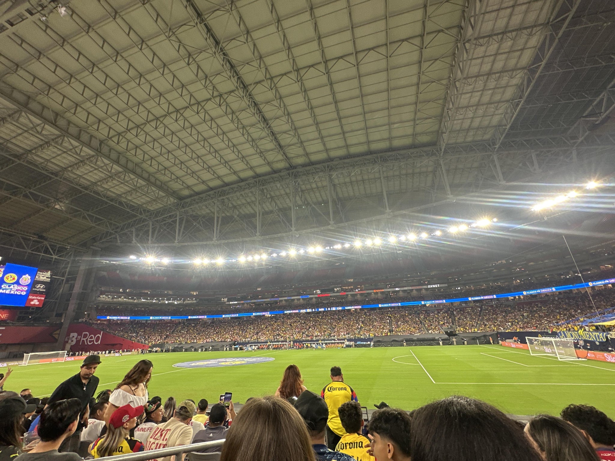 Real Fan View taken from Section 126 at State Farm Stadium by Arianna N