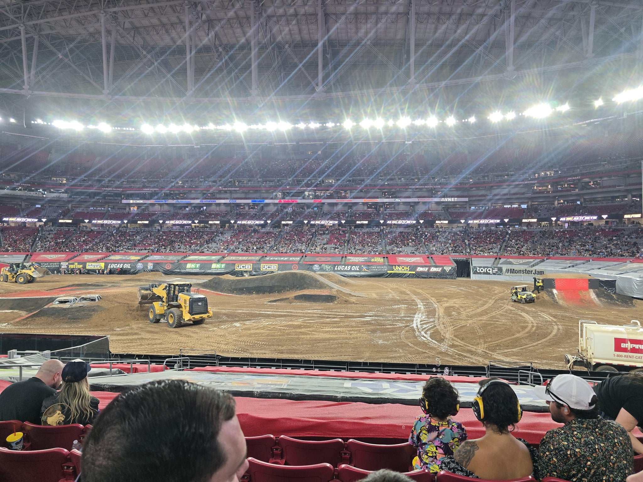 Real Fan View taken from Section 127 at State Farm Stadium by Matthew M