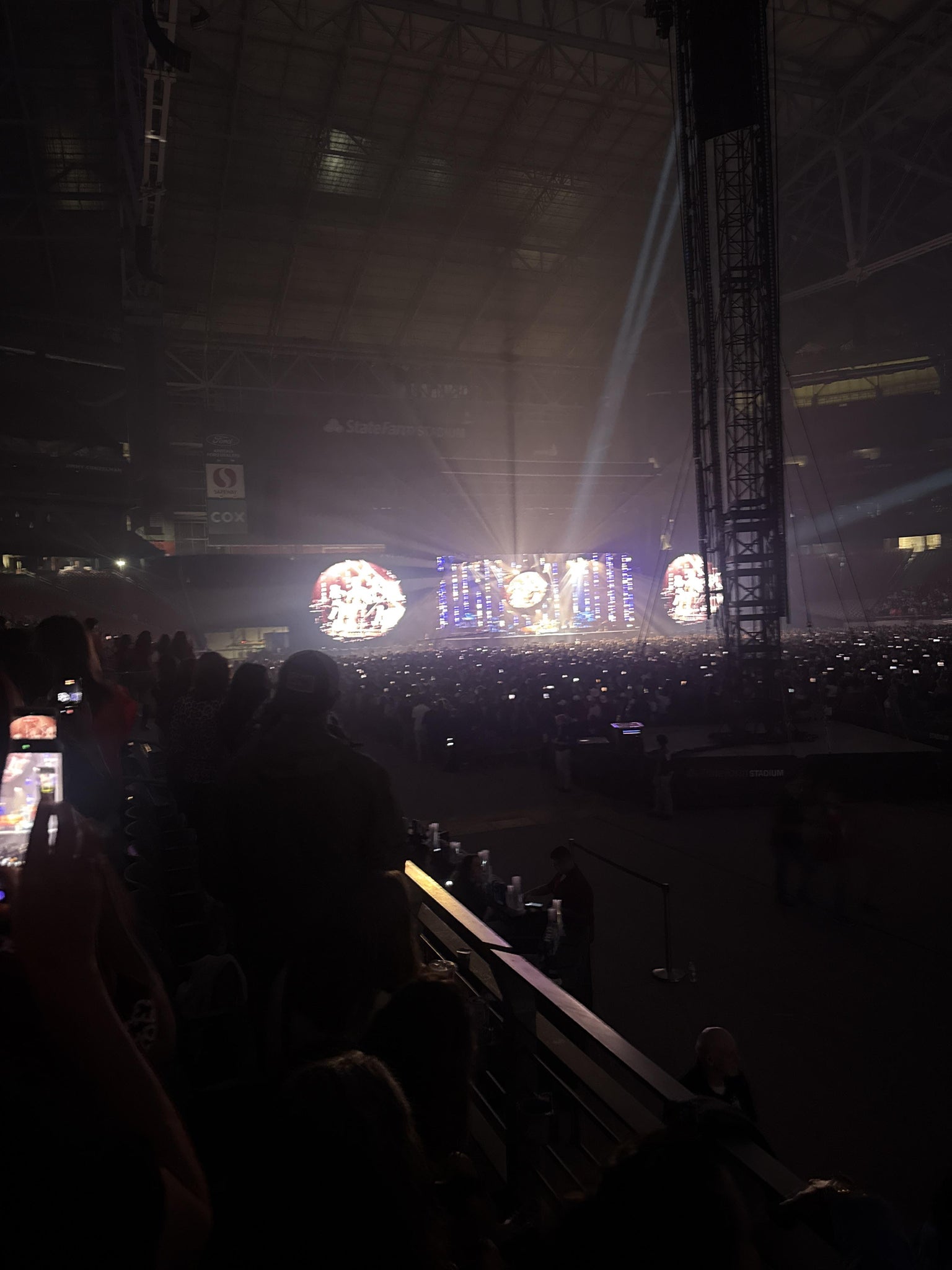 Real Fan View taken from Section 127 at State Farm Stadium by Ashton j B