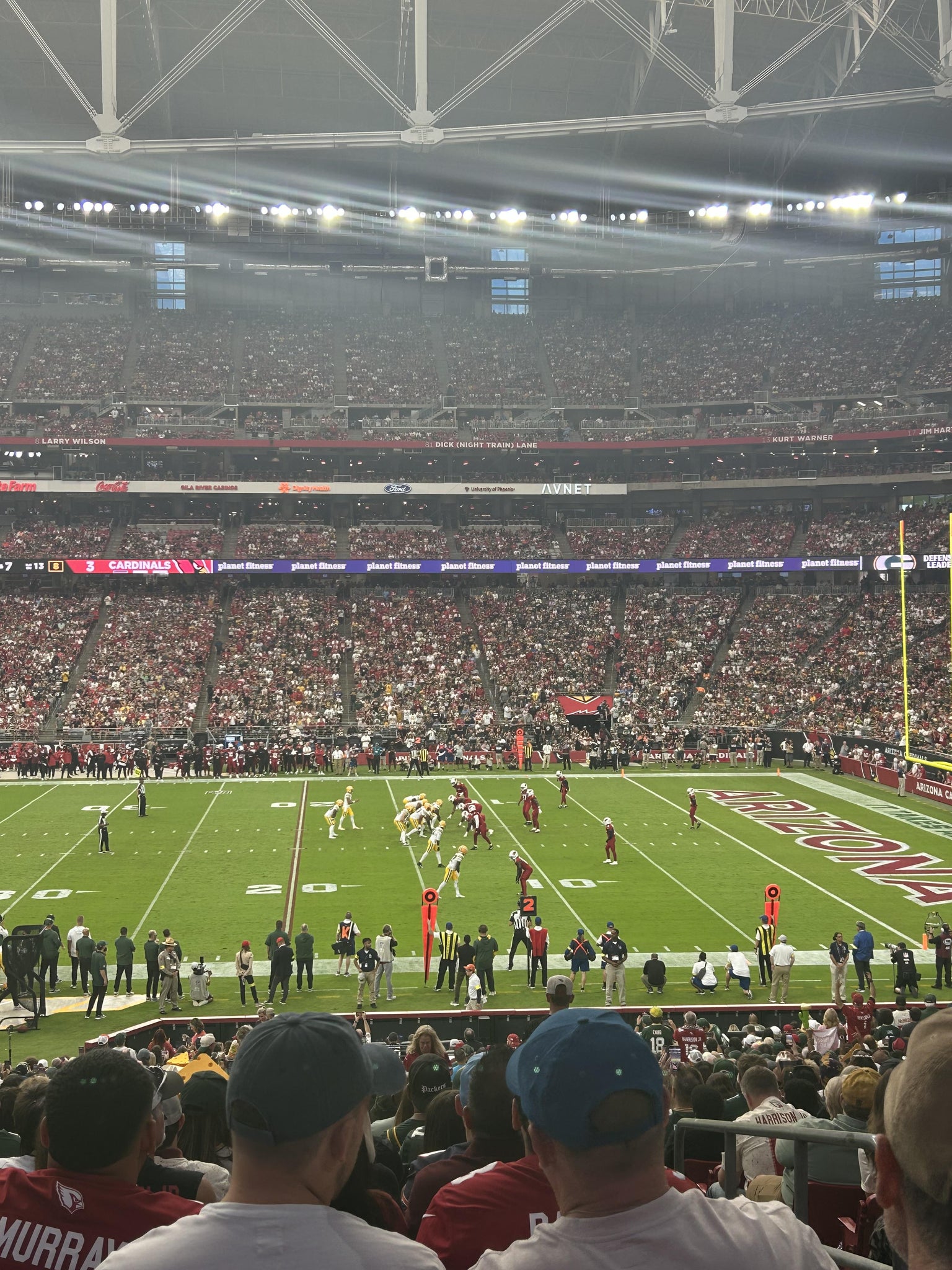 Real Fan View taken from Section 127 at State Farm Stadium by Taylor M