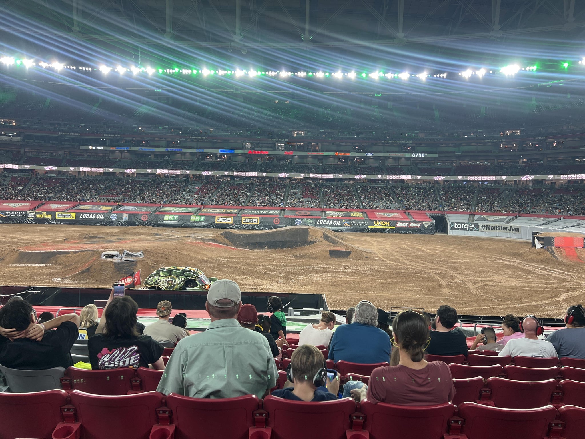 Real Fan View taken from Section 128 at State Farm Stadium by Nicolette K
