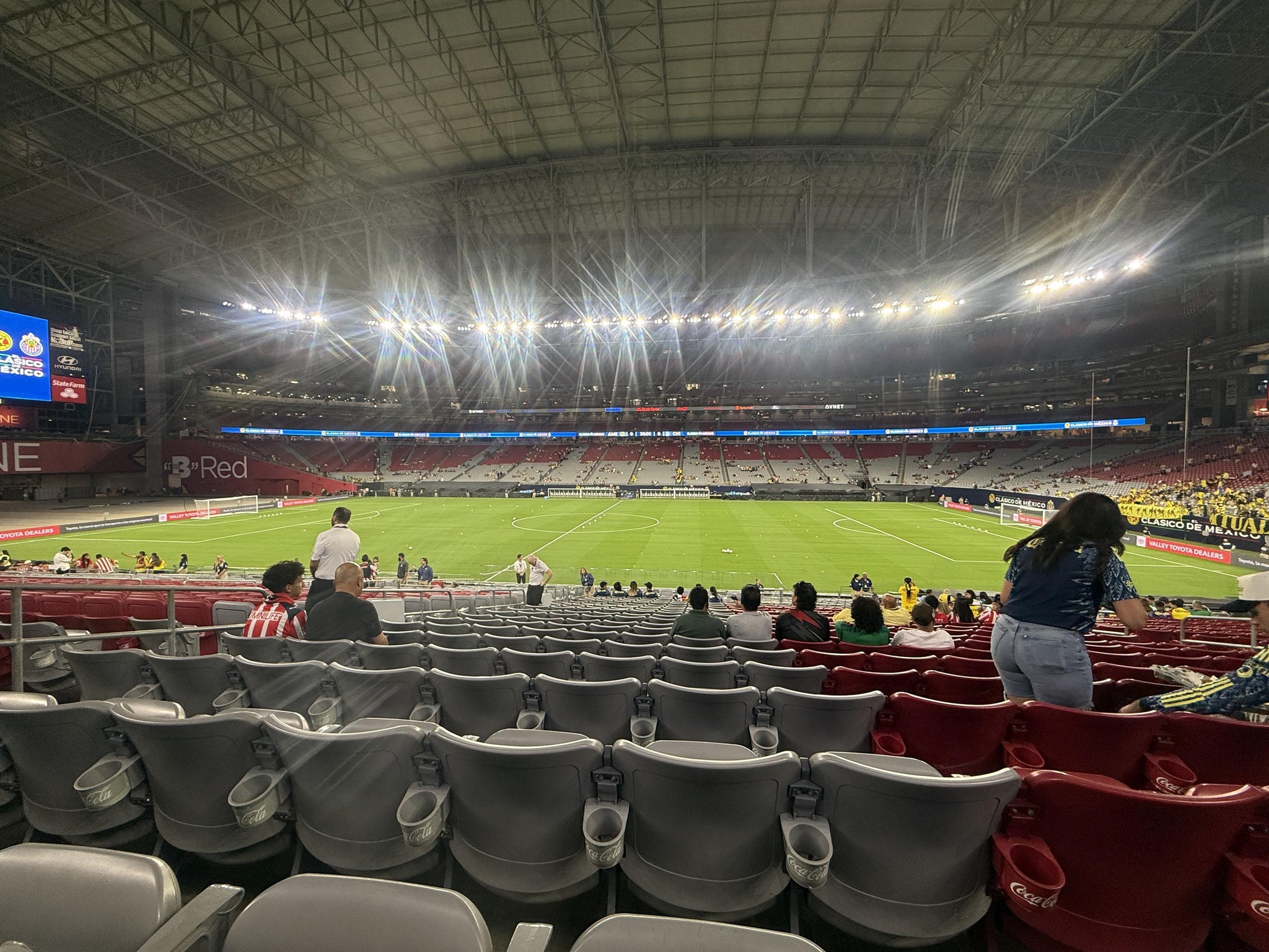 Real Fan View taken from Section 128 at State Farm Stadium by Dirceu F