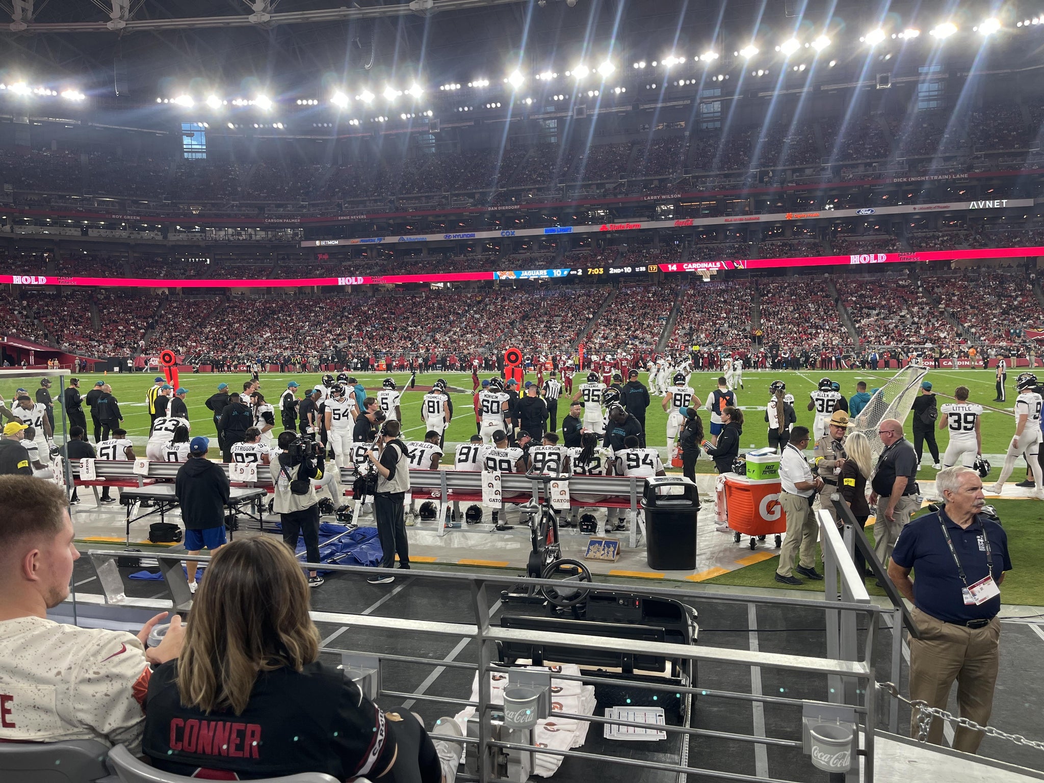 Real Fan View taken from Section 128 at State Farm Stadium by Jermi B