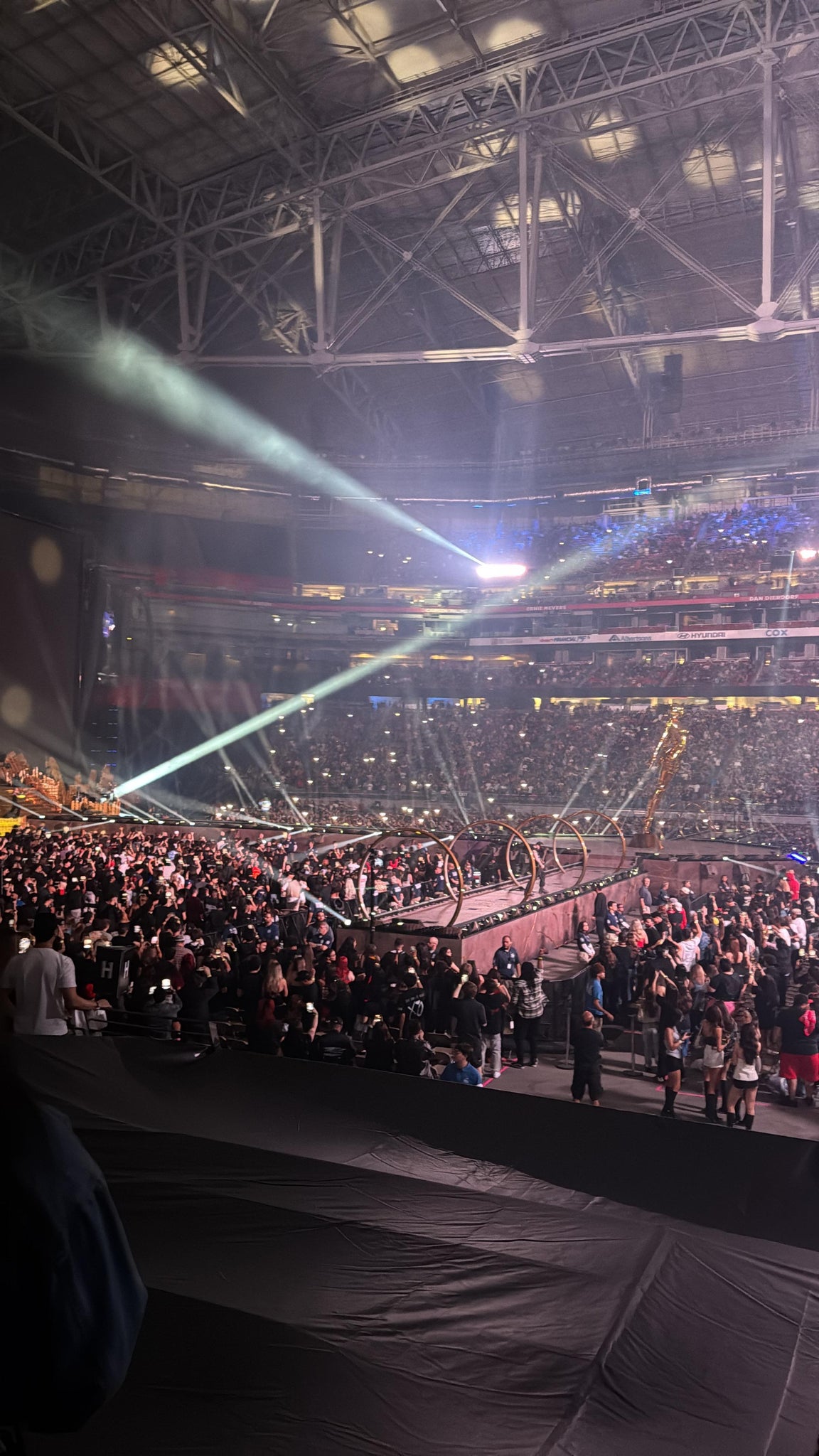 Real Fan View taken from Section 130 at State Farm Stadium by Andrea R