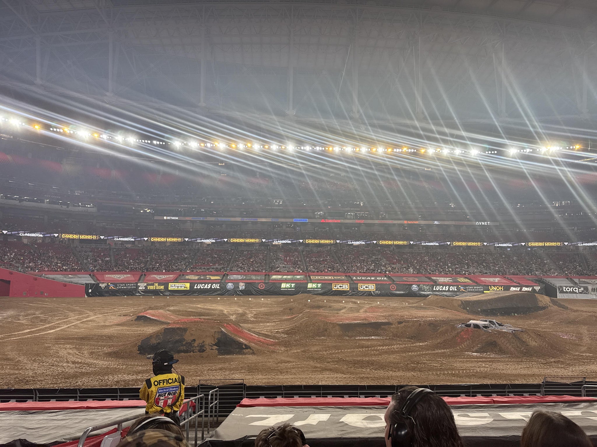 Real Fan View taken from Section 131 at State Farm Stadium by Emma P