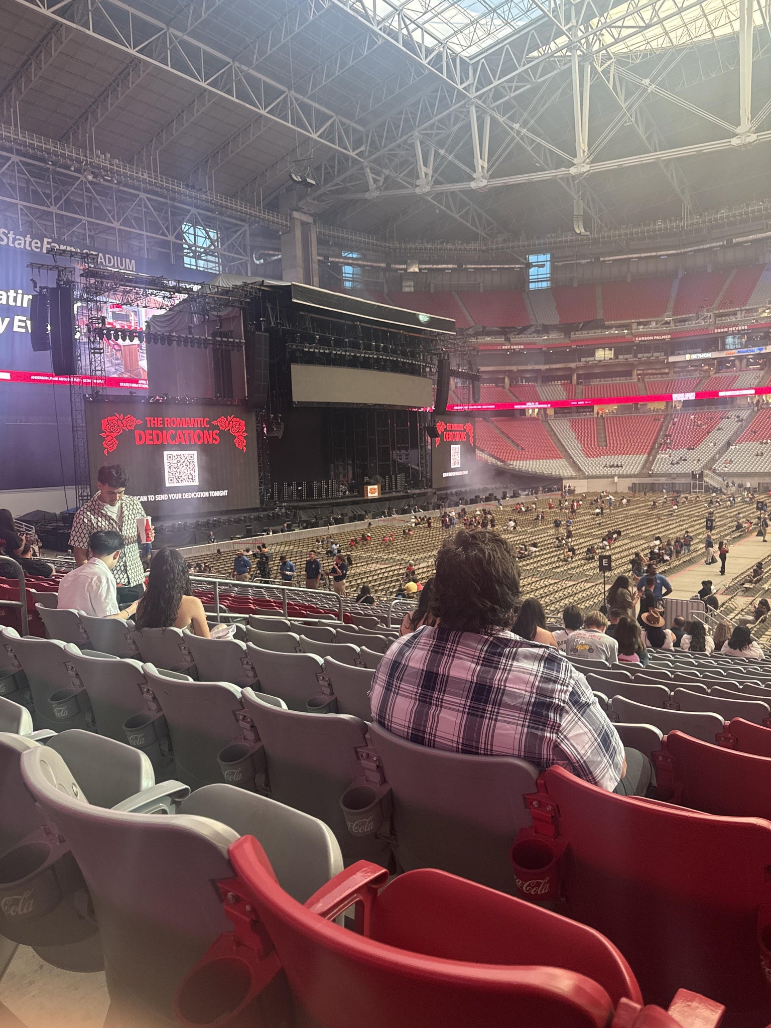 Real Fan View taken from Section 131 at State Farm Stadium by Anonymous User