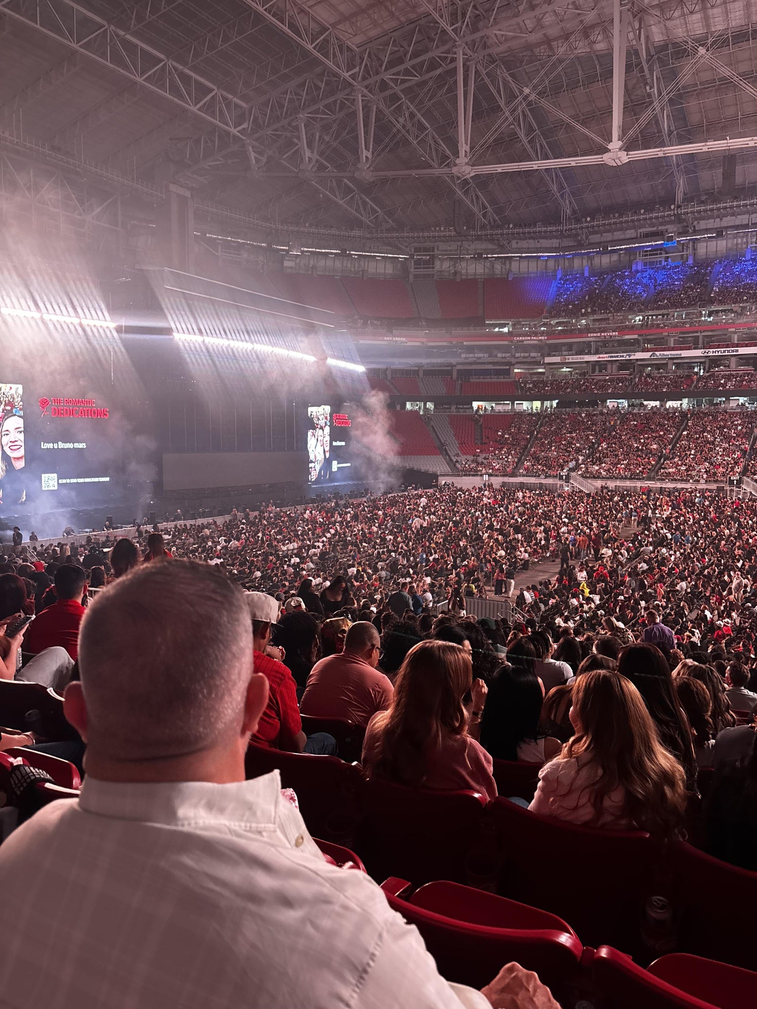 Real Fan View taken from Section 131 at State Farm Stadium by Adrianna N